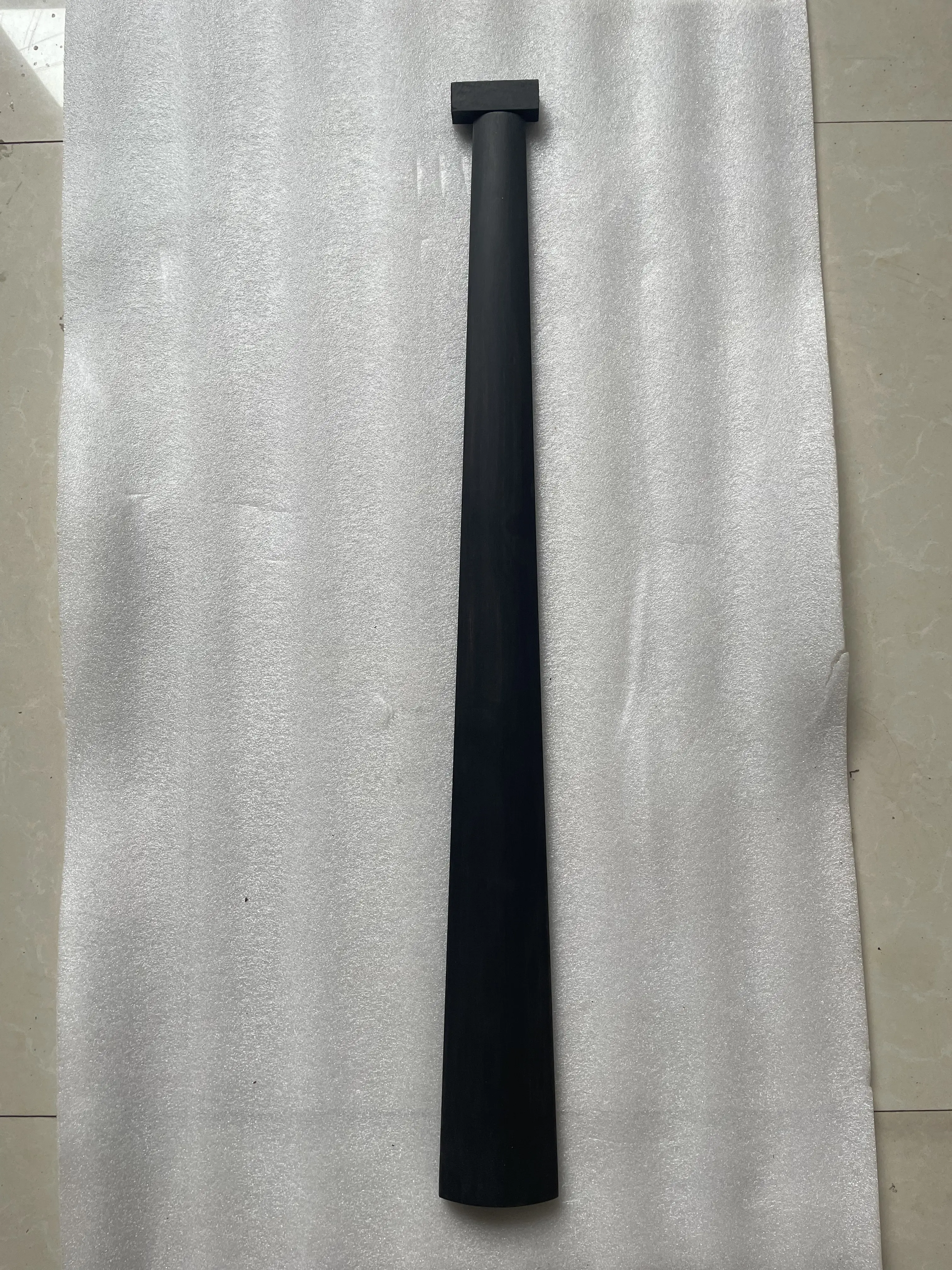 Ebony Upright Double Bass Fingerboard, High Quality, Natural Black, 4/4 Fretboard, Replacement Part, 1/4, 1/2 Fretboard, 1Pc