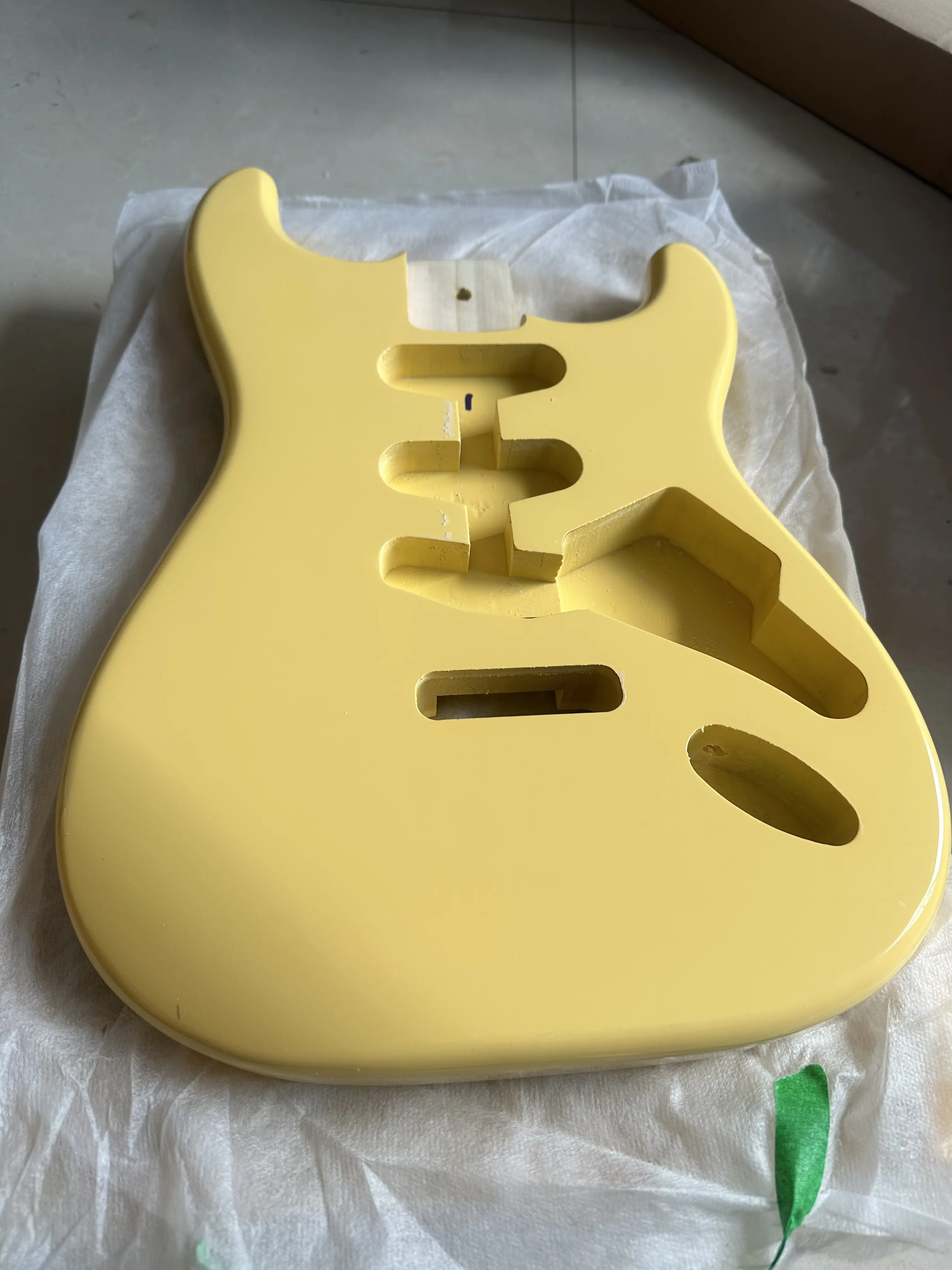 Customized High Quality ST Electric Guitar Body Unfinished Polar Blank Guitarra Barrel Replacement Luthier DIY Part 5.7cm Wide