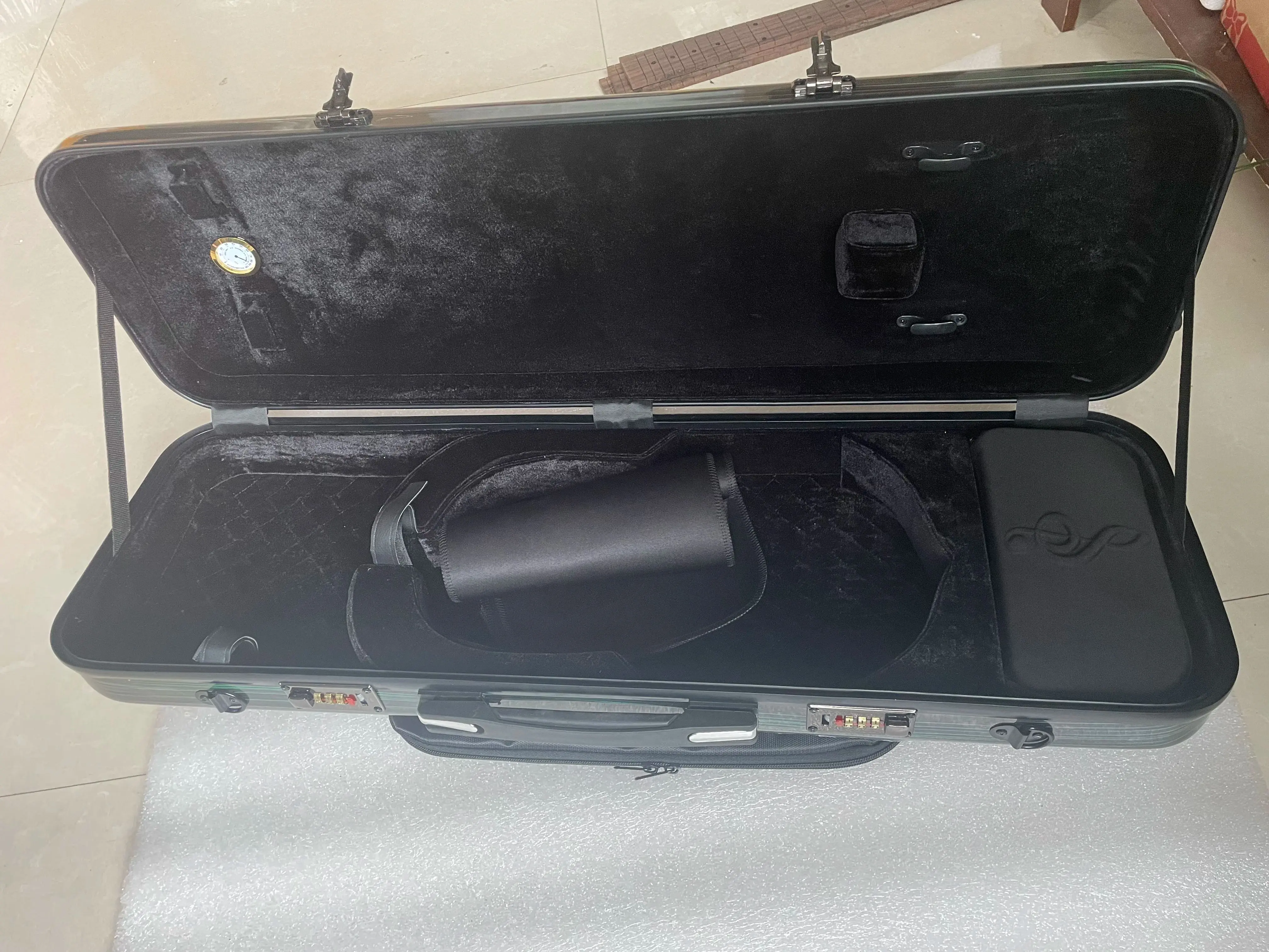 Flash Drawing Professional Violin Case, Full Size Bag, square,Super-Light Box, Portable Travel Carrying, Carbon Fiber,4/4 Violin