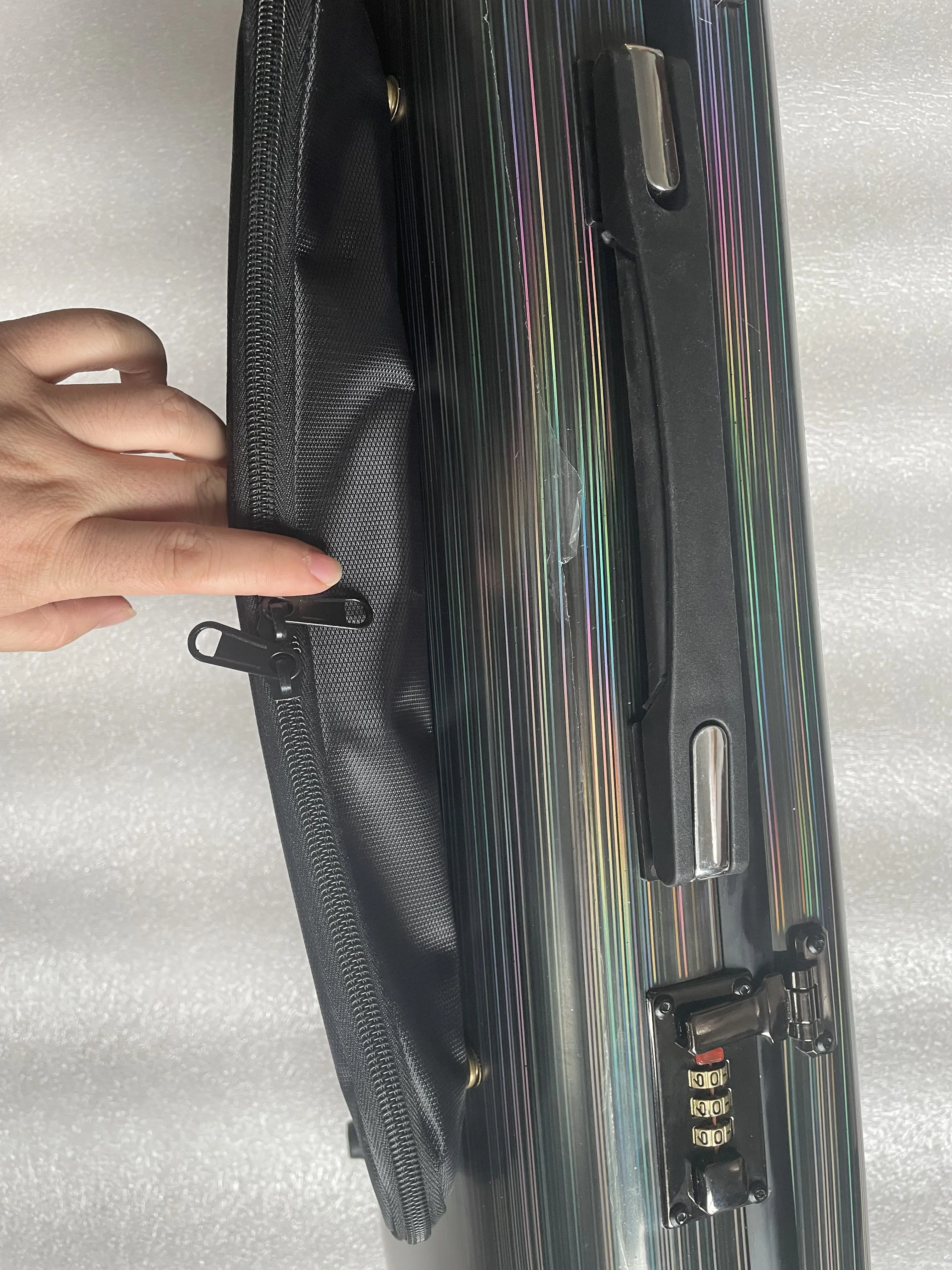 Flash Drawing Professional Violin Case, Full Size Bag, square,Super-Light Box, Portable Travel Carrying, Carbon Fiber,4/4 Violin