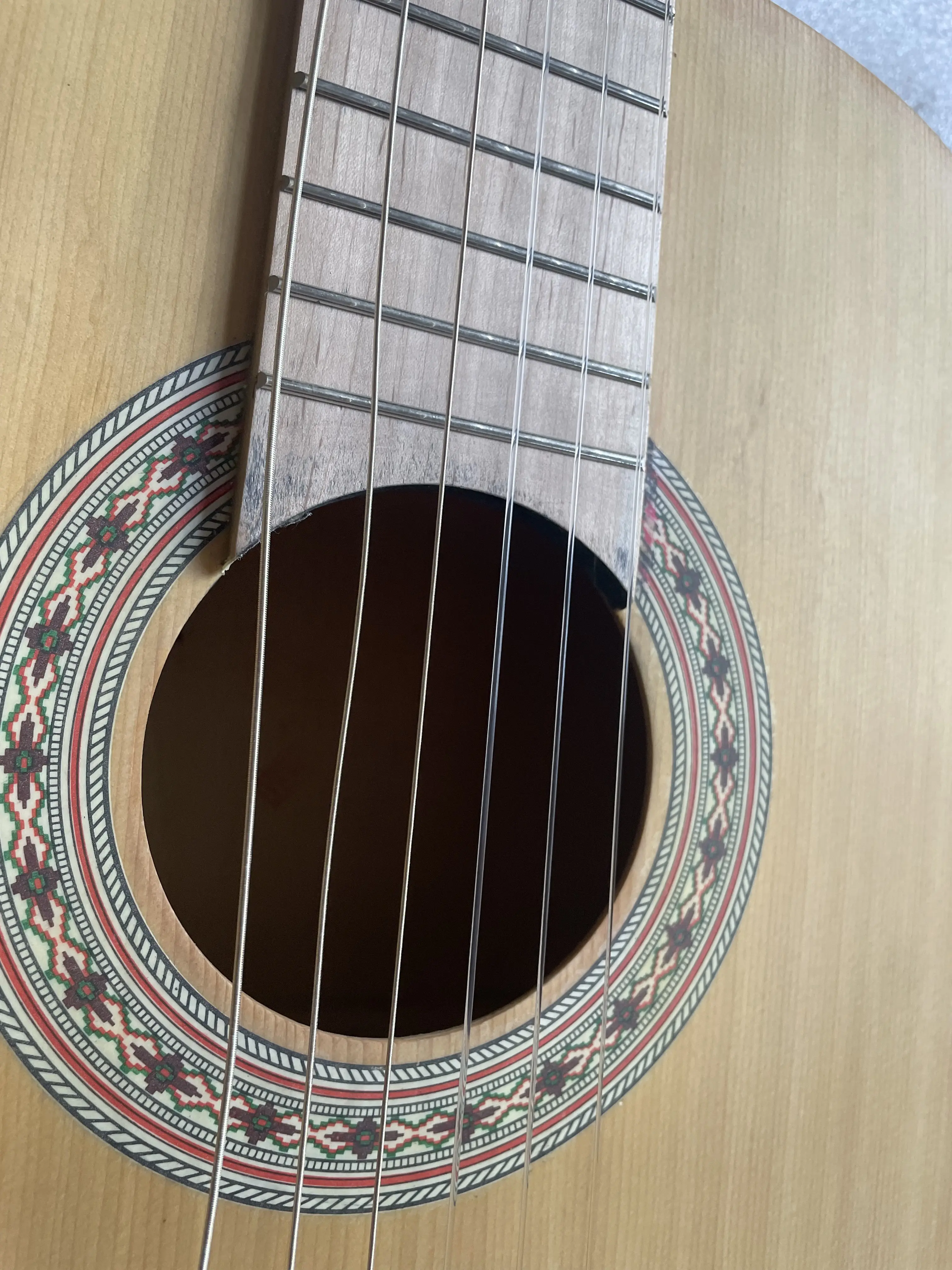 stock slat defective,39"original acoustic guitar 39 inches plywood classcial guitar student beginner classic guitar