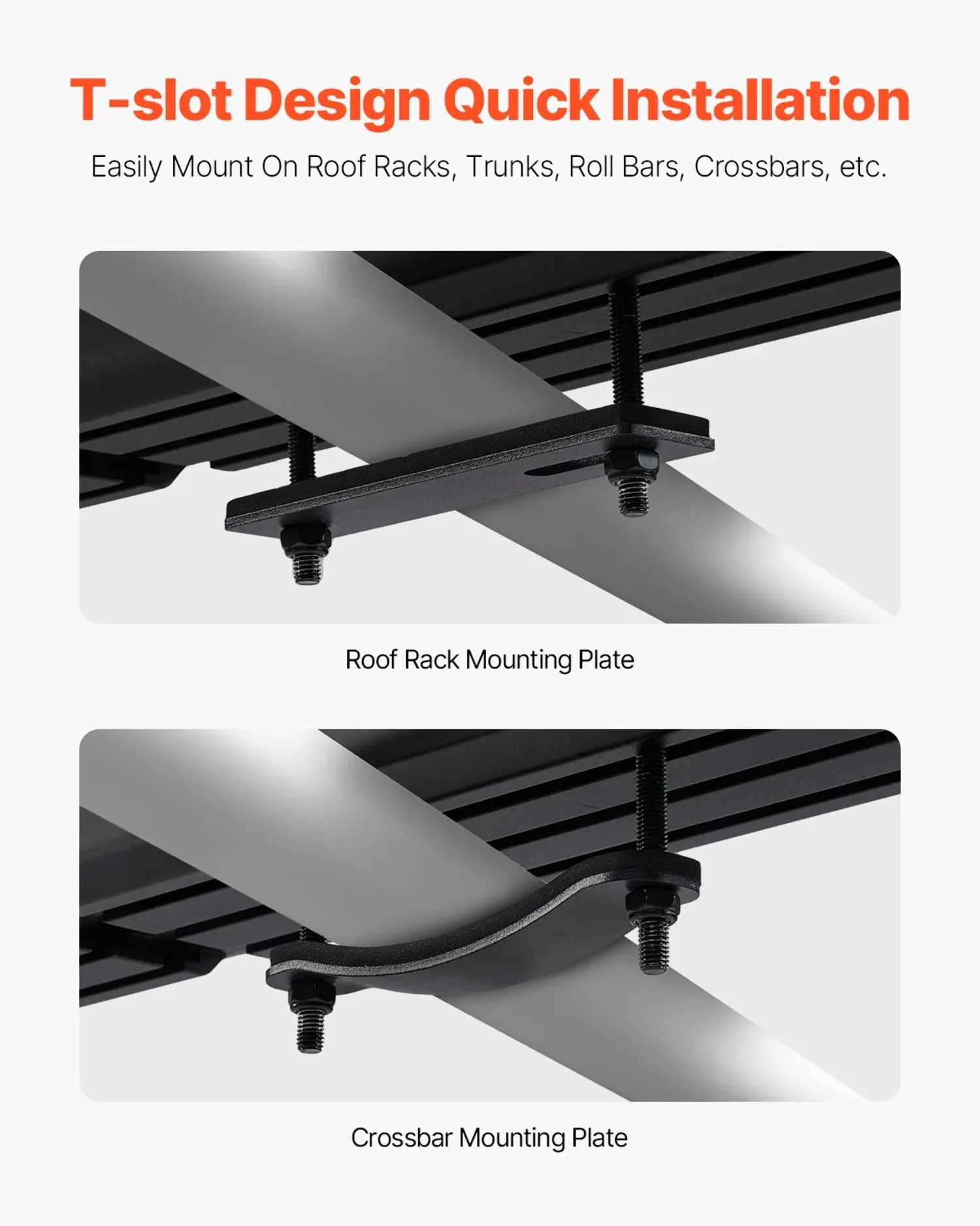 4.5 Gal Roof Rack Water Tank Portable Water Tank with Splash-Guard Panel