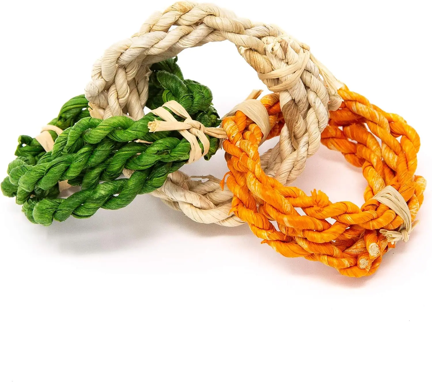 Twisty Rings, Enrichment for Bunny, Guinea Pig, Hamster, Rabbit, Chinchilla, Rat, Chinchilla Cage Accessories