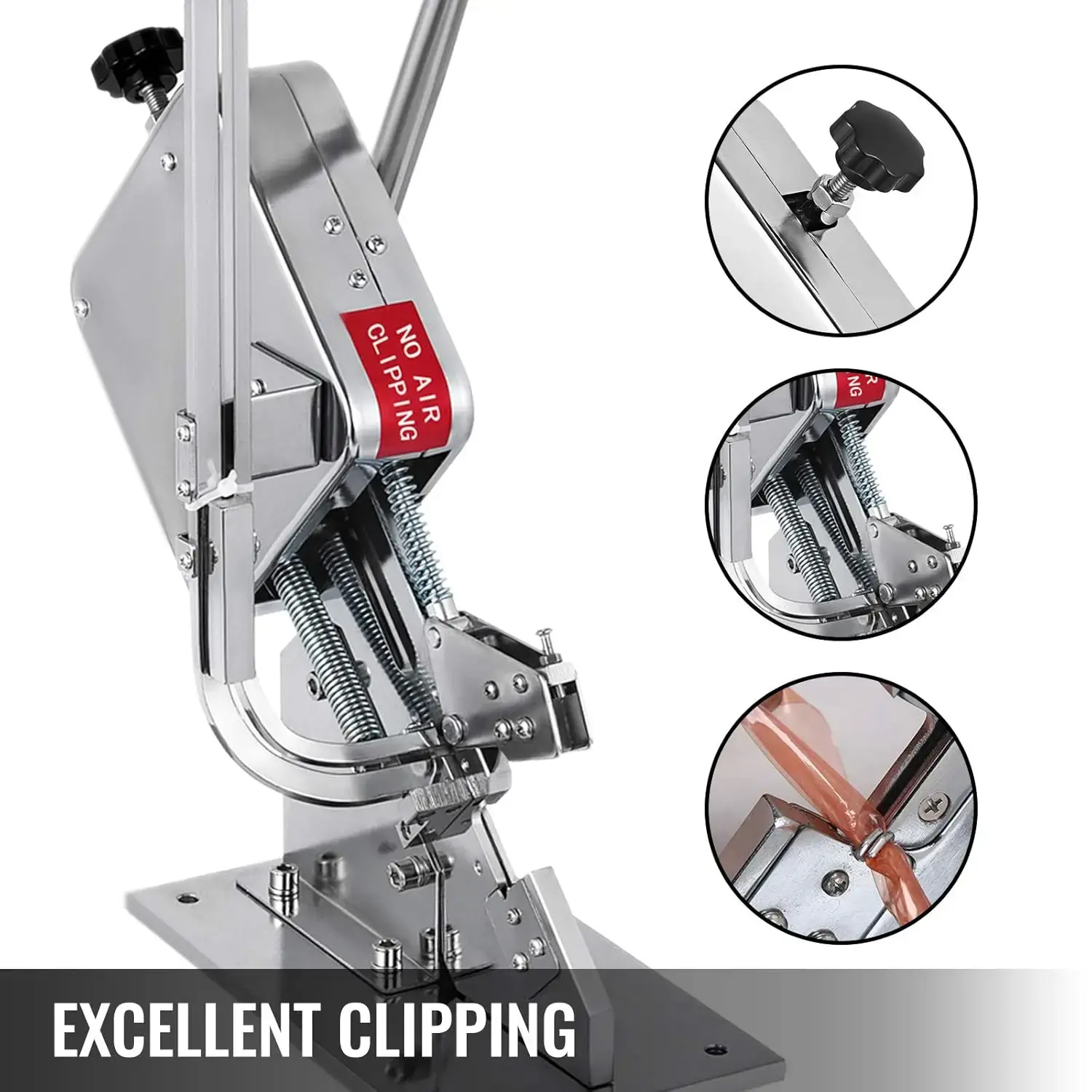 U-shape Sausage Clipper Clipping Machine, Manual Sausage Clipper, Portable Clipping Machine with 8000PCS U-shape Clips
