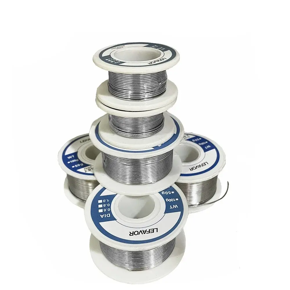 Soldering Tin Wire Tin Melt Rosin Core Disposable Lighter Solder Welding Flux-cored Low Temperature Copper 0.8/1.0mm 50/100/200g