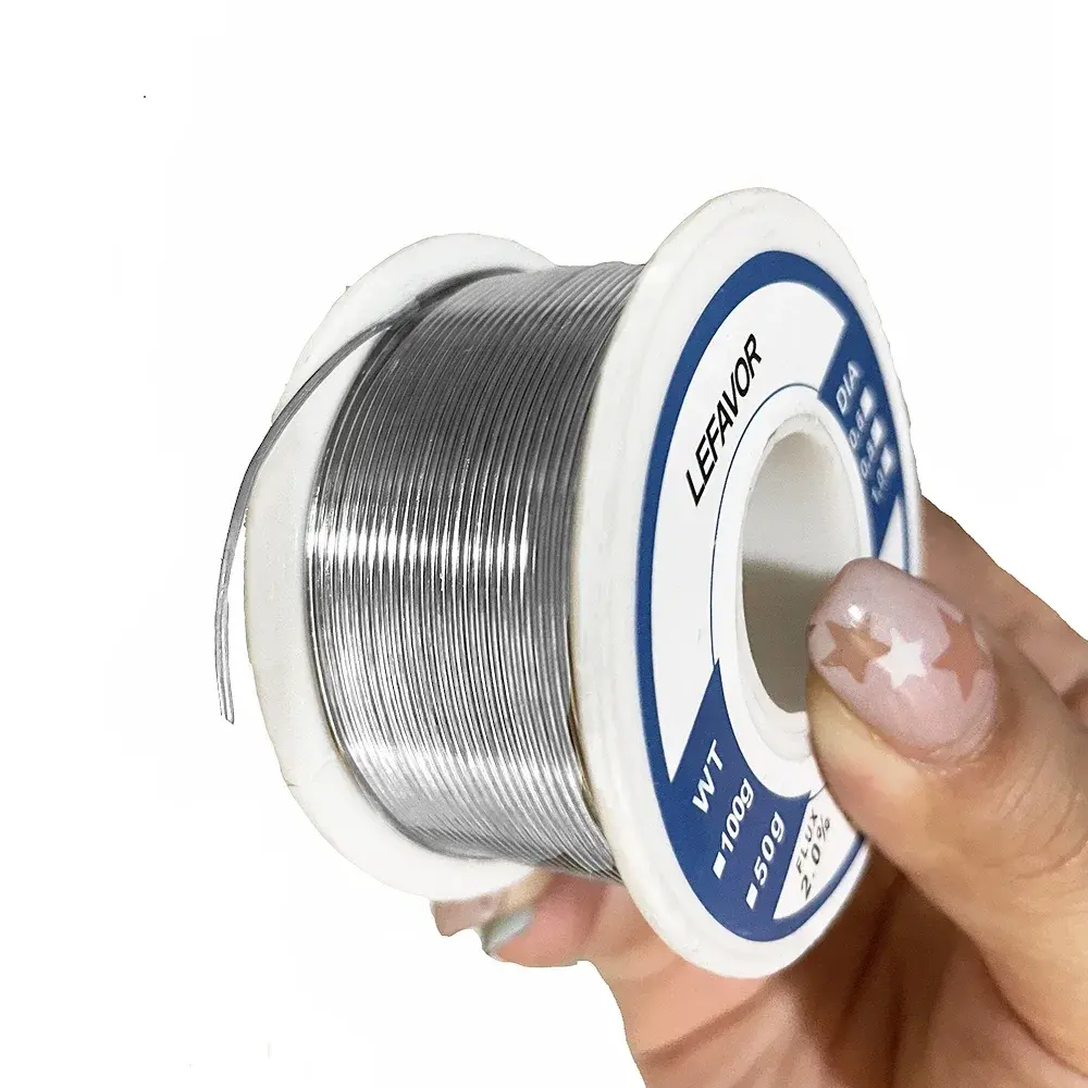 Soldering Tin Wire Tin Melt Rosin Core Disposable Lighter Solder Welding Flux-cored Low Temperature Copper 0.8/1.0mm 50/100/200g