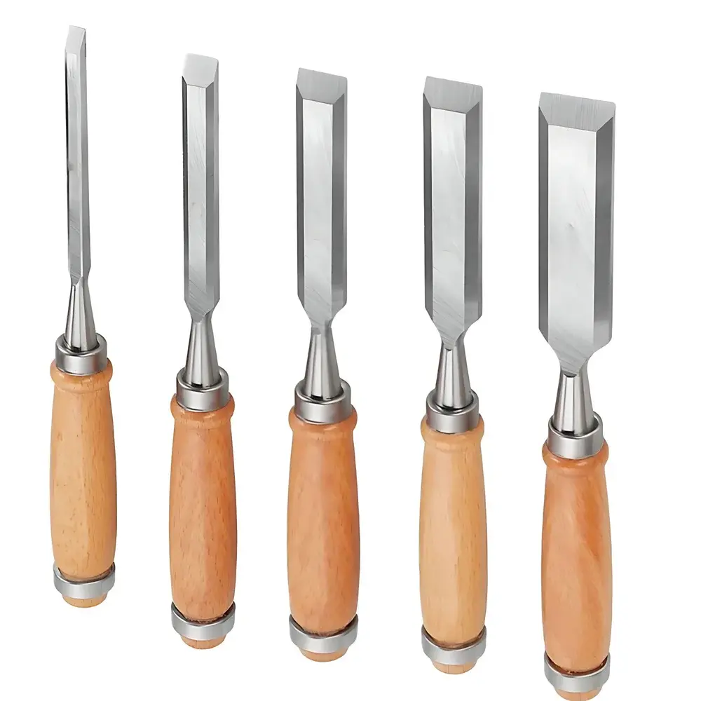 1/5Pcs/set Manual Wood Carving Hand Chisel Tool Set Professional Carpenters Woodworking Gouges DIY Hand Tools Carving Chisels