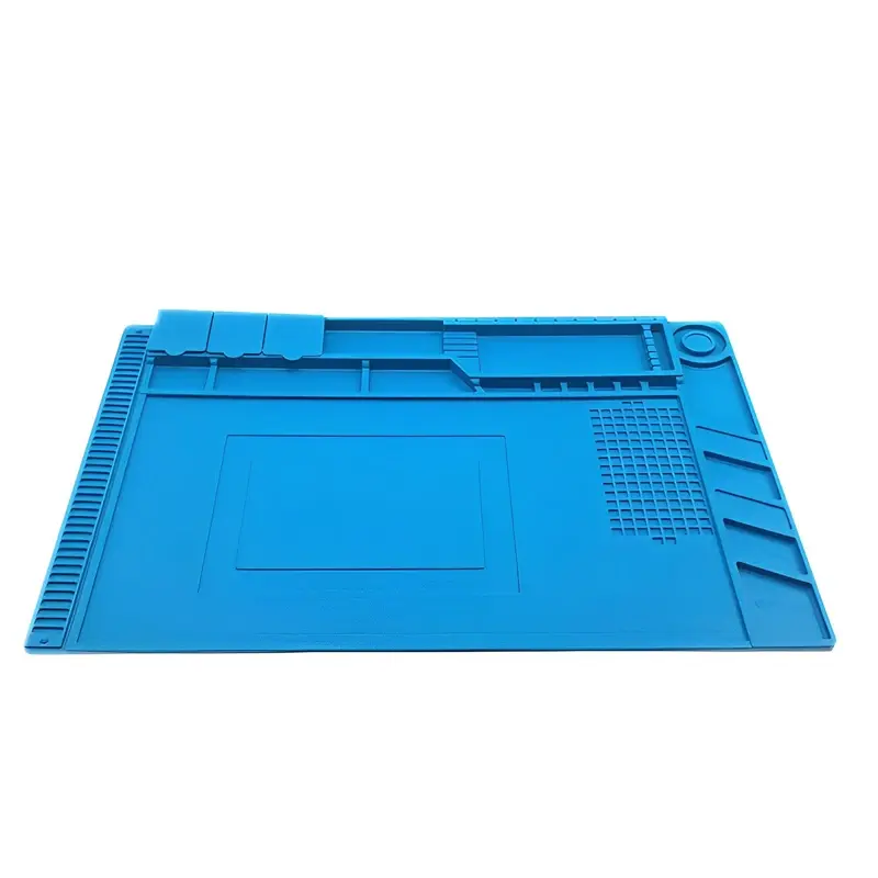 Welding Silicone Pad Heat Insulation Working Mat Heat-resistant Soldering Heat Gun Insulation Pad Repair Tools ESD Hand Tool Set