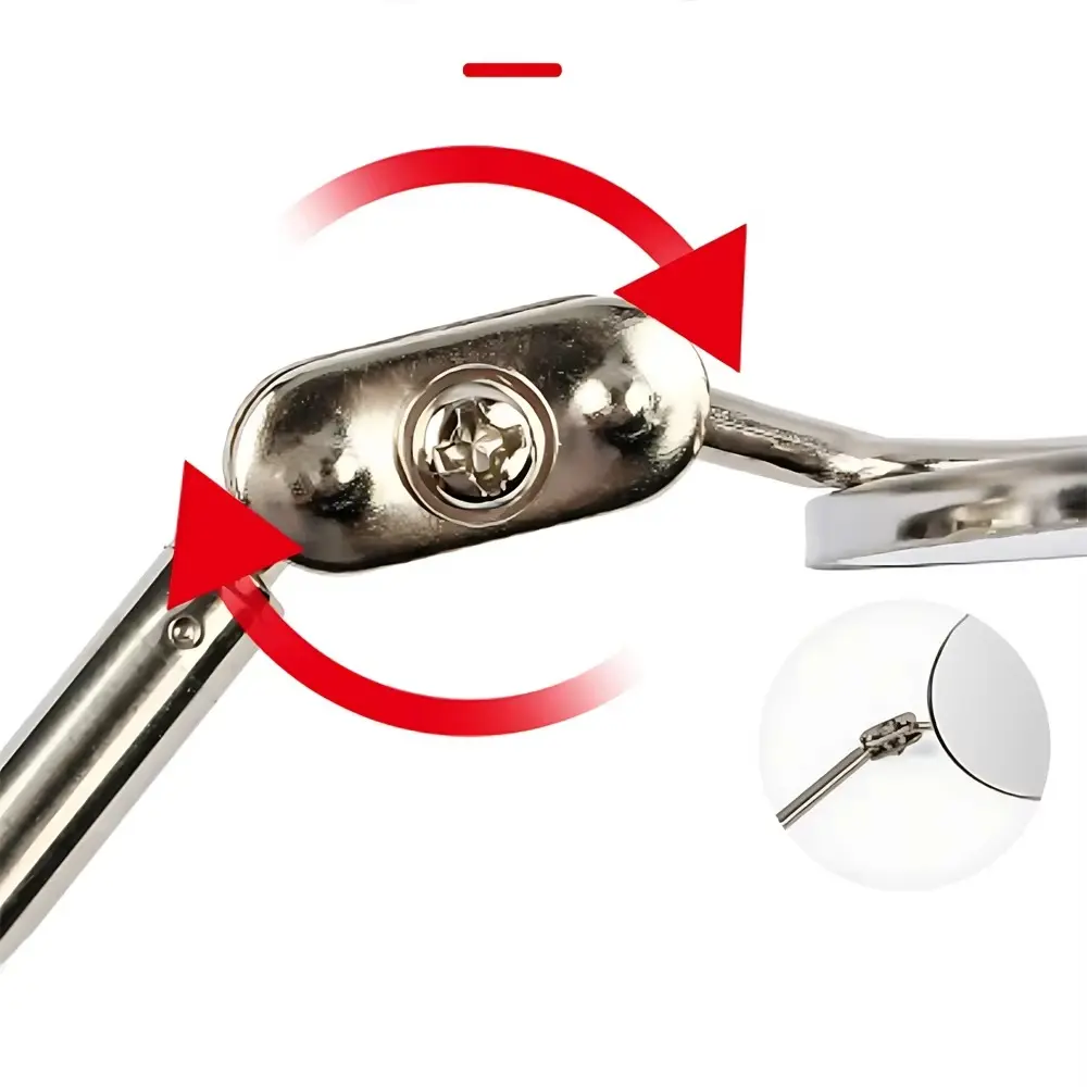 1pc Portable Magnetic Pick Up Tool Extendable Telescopic LED Torch Magnet Rod For Repairing Shop