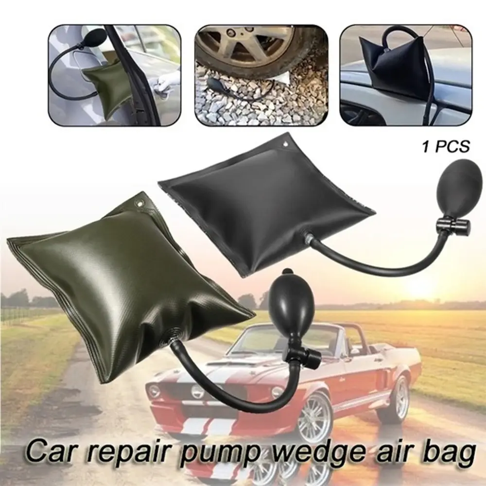 Car Door Window Positioning Bag Installation Air Cushion Pump Wedges Inflatable Airbag Alignment Shims Repair Hand Tools Set