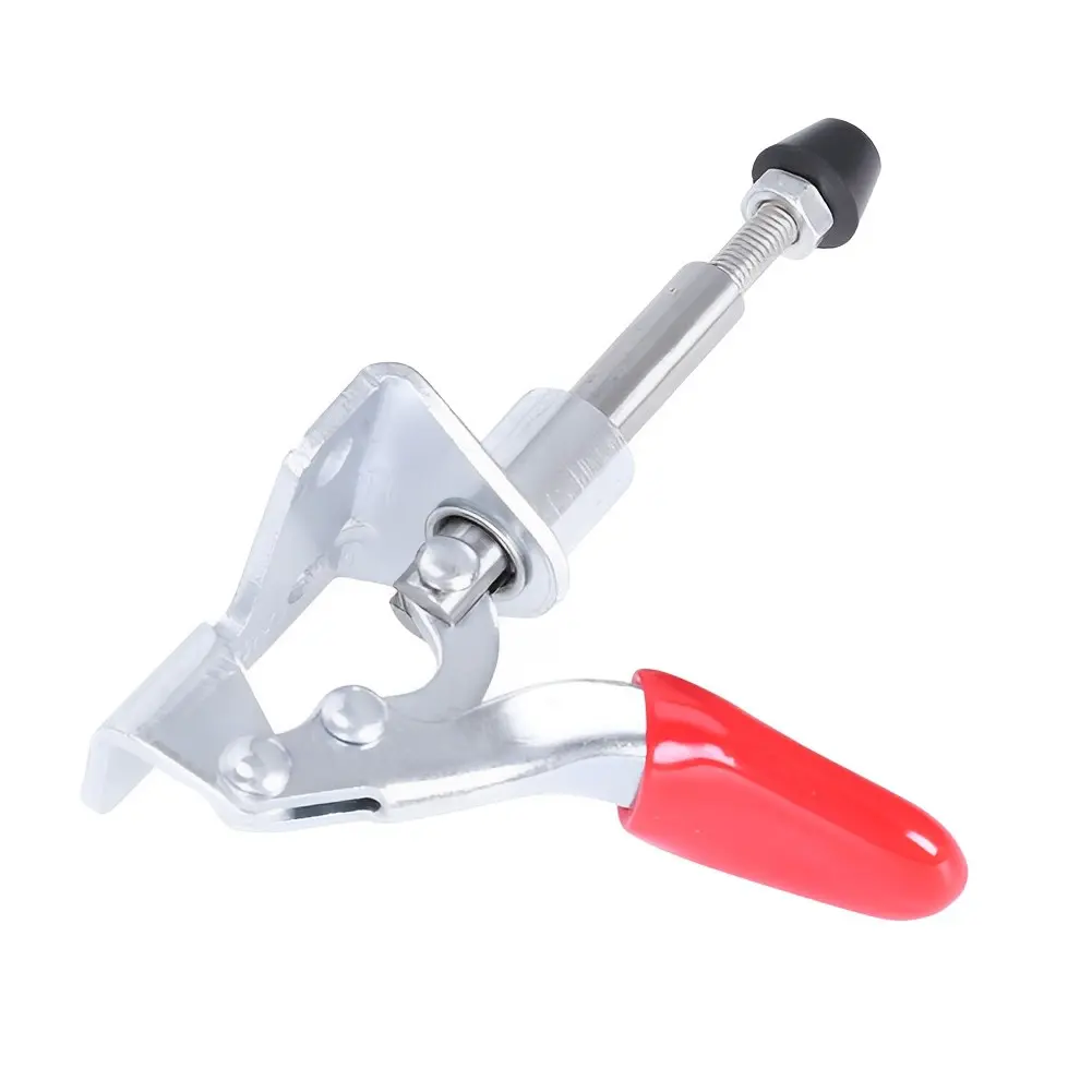 1/2/3/4PCS 50Kg Pull Action Vertical Toggle Clamp with PVC Plastic Cover Handle for Hand Tool GH-301AM Clamps