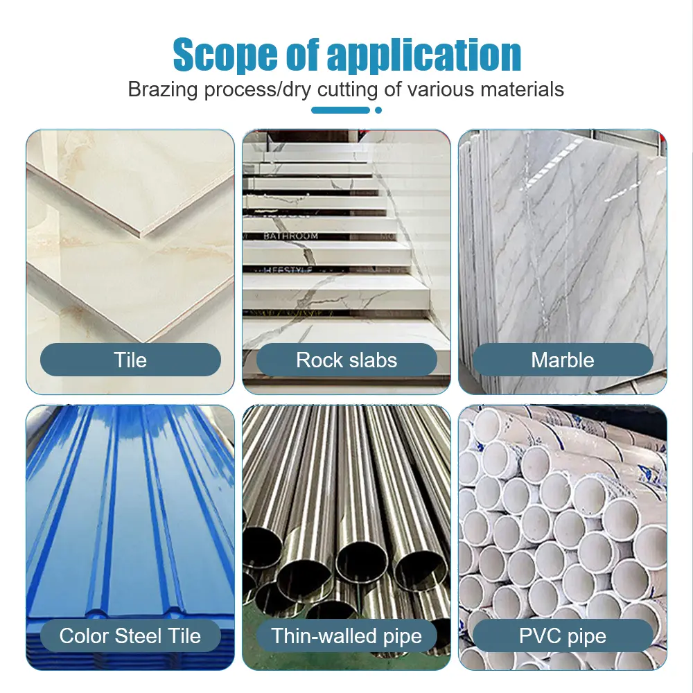 100mm Composite Multifunctional Cutting Saw Blade Diamond Super Hard Circular Saw Disc Metal Tile Marble Pipe Wall Cutting 20mm