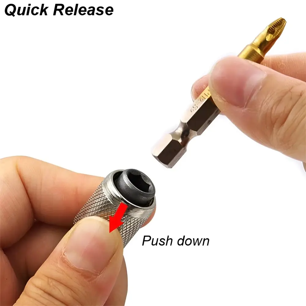 1pc Electric Hammer Conversion Connecting Rod Sleeve SDS Round Shank to Hexagon Converter Impact Drill Head Adapter Tool