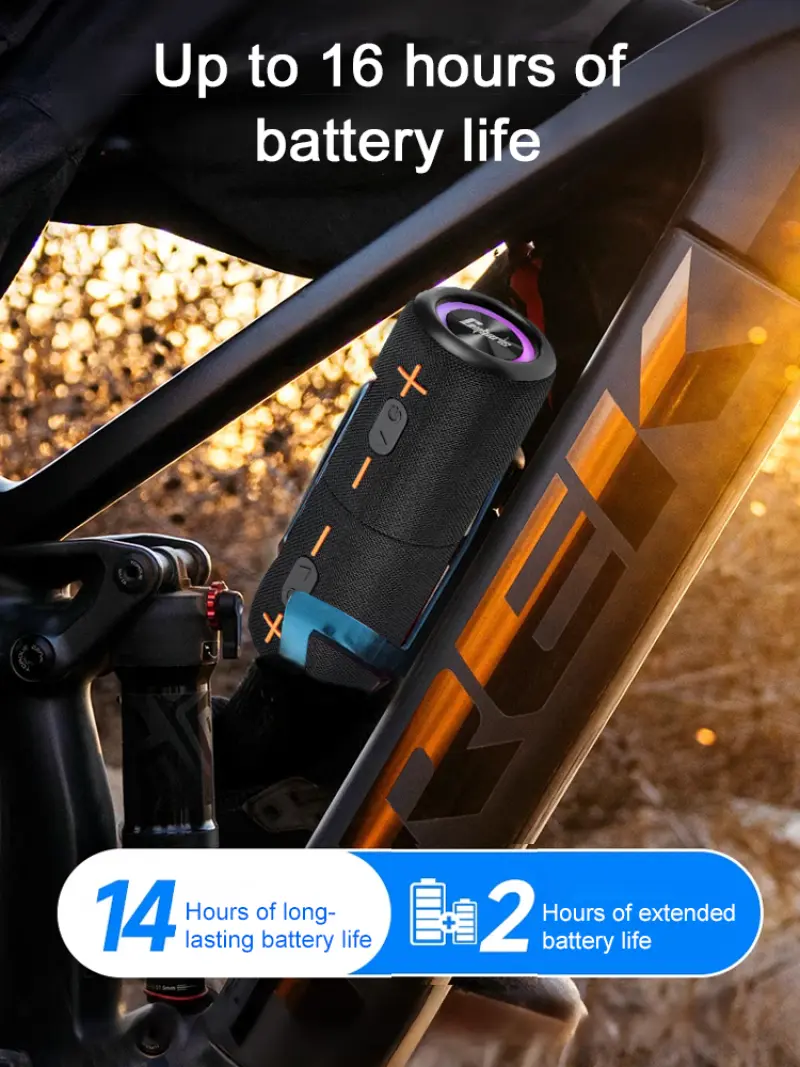 Wireless Bluetooth Speaker Dazzling  Split Subwoofer Wireless Bluetooth Audio RGB Outdoor Wireless 2-in-1 Magnetic Speaker