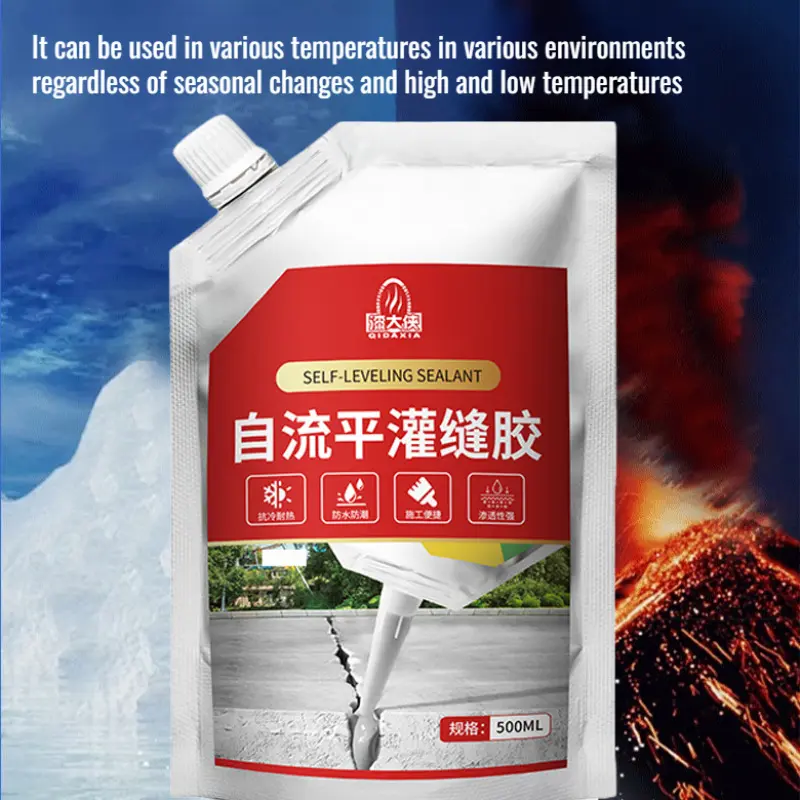 Floor Caulk Crack Repair Sealant Wall Waterproofing Irrigation Sealant Caulking Glue Wall Ground Gap Quick Drying Crack Resistan