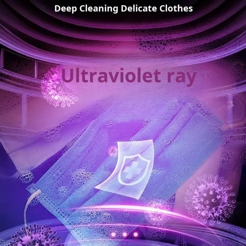 Portable Mini Washing Machine Underwear Socks Small  Turbine Washing Machine 3.8L Semi-Automatic Underwear Elution Washer