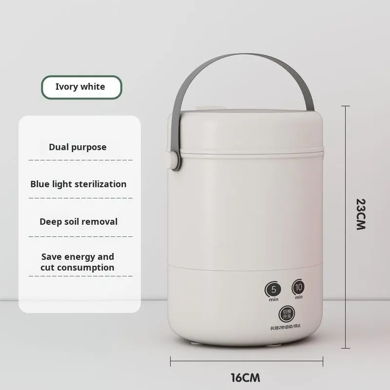 Portable Mini Washing Machine Underwear Socks Small  Turbine Washing Machine 3.8L Semi-Automatic Underwear Elution Washer