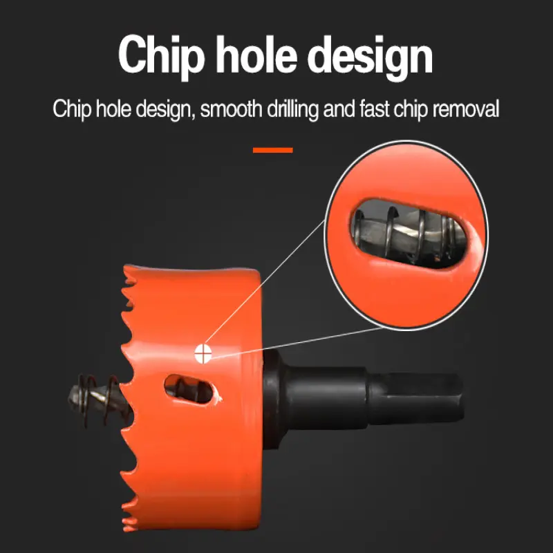 1PCS Hole Saws 20mm-200mm M42 Bi-Metal Drill Bit Cutter Carpentry Tools Cutting Metal Plastic Iron Hand Tools