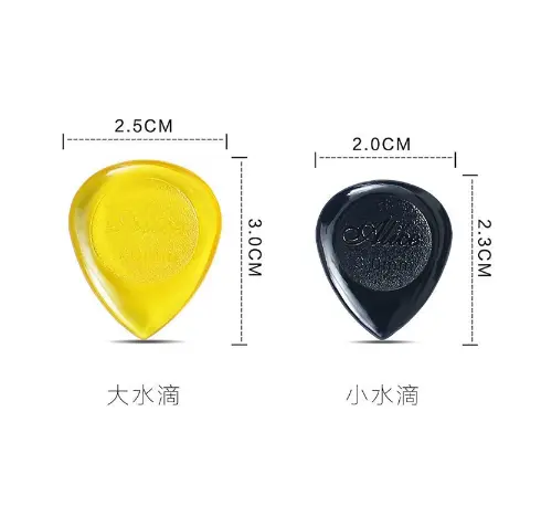 Acoustic Electric Guitar Picks 100 Pcs Plectrum Guitar Accessories With Box Thickness 1.0/2.0/3.0mm Mixed Small/Big Size