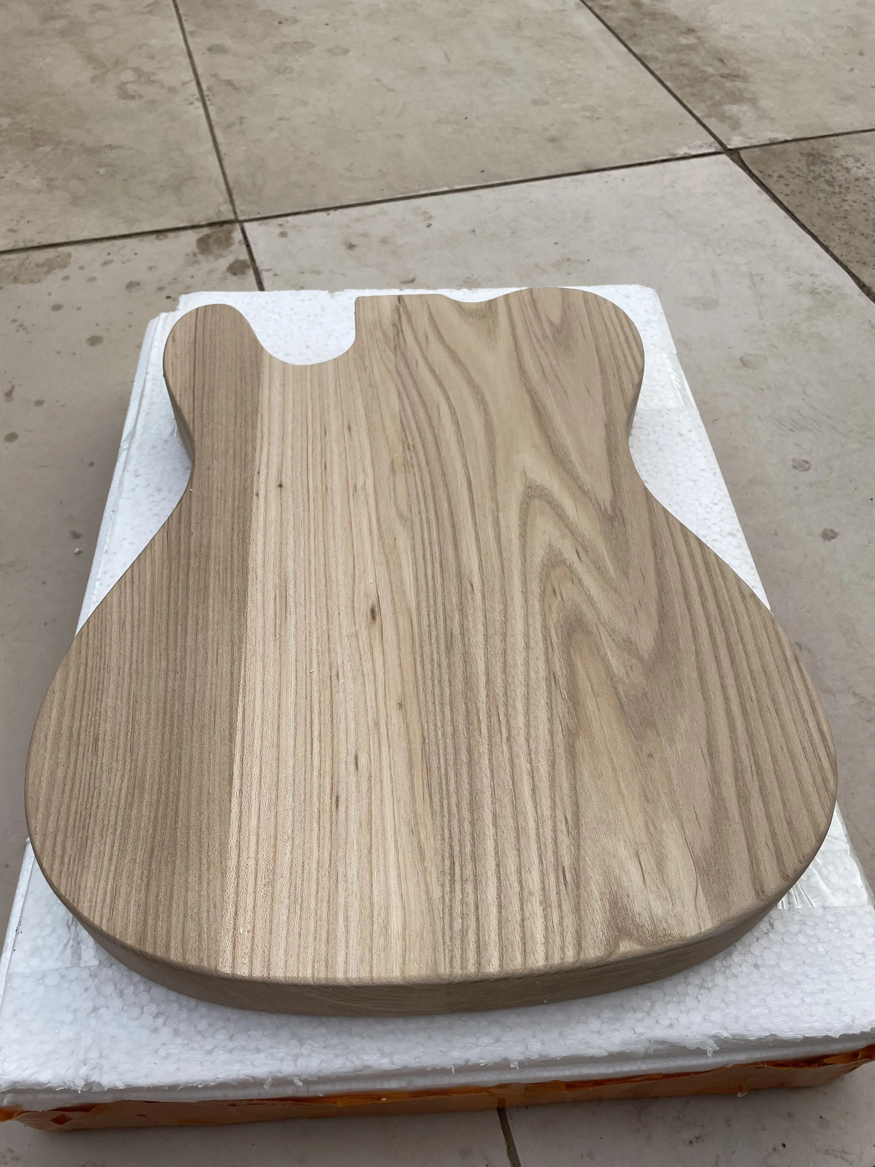 Semi Finished Electric Guitar Body Kit, DIY Luthier, Ash Wood, Semi Finished Guitar Barrel, 5.7cm Width, High Quality, New