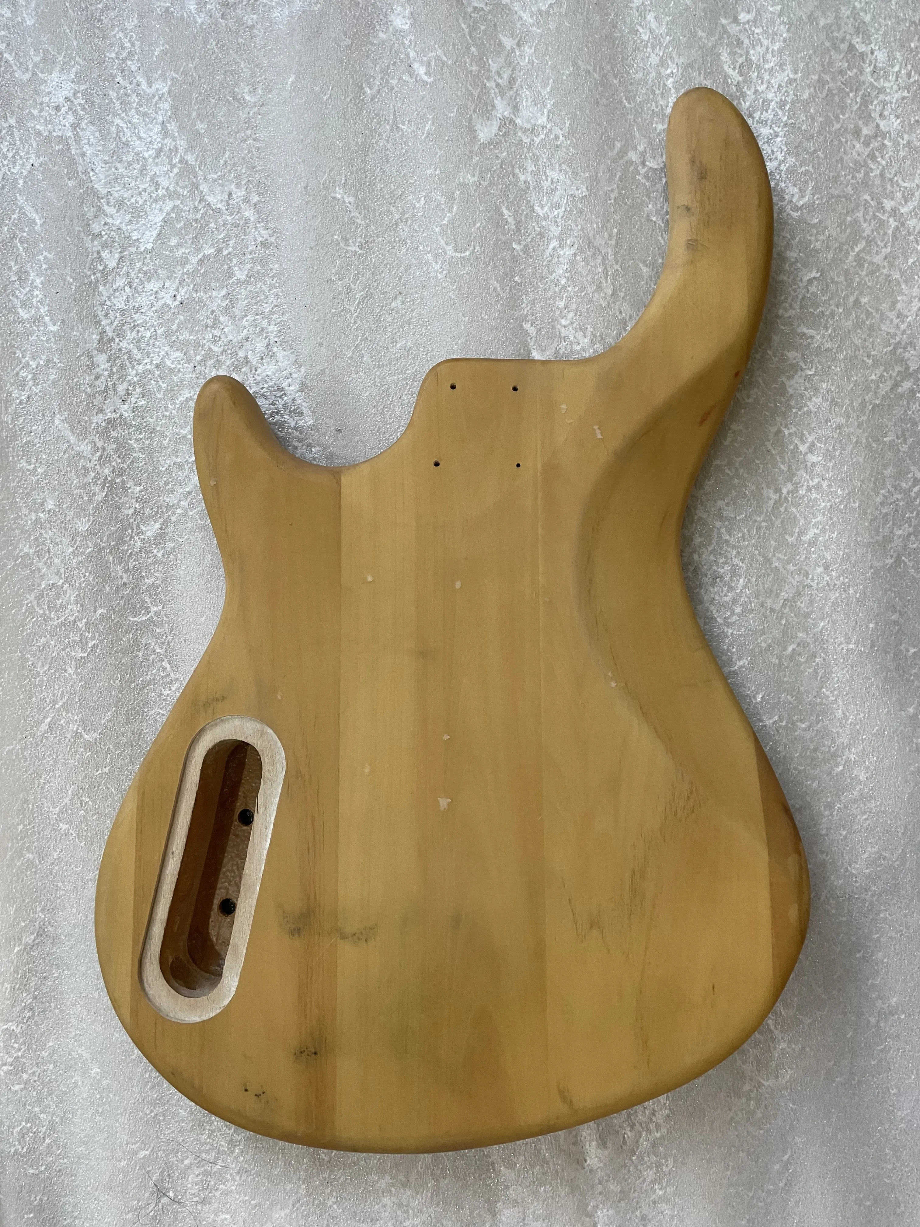 Custom Basswood Bass Guitar Body, 4 Strings, Finished, PJ Style, Costomized Beautiful Pattern Paint, DIY, Stock