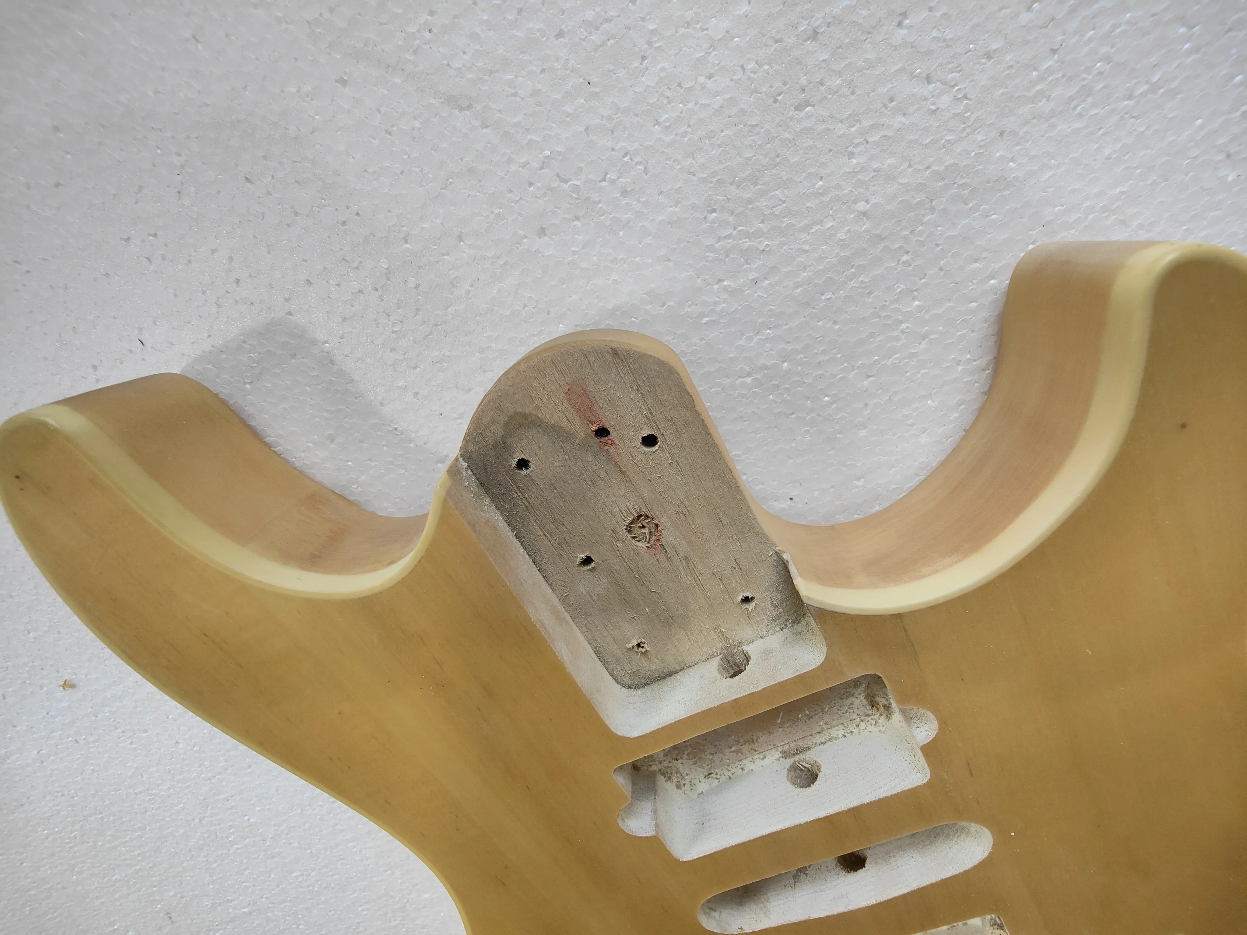 Original Electric Guitar Body, Defective, Rare Red, Sonic Color, basswood, Ready for Install without Hardwares