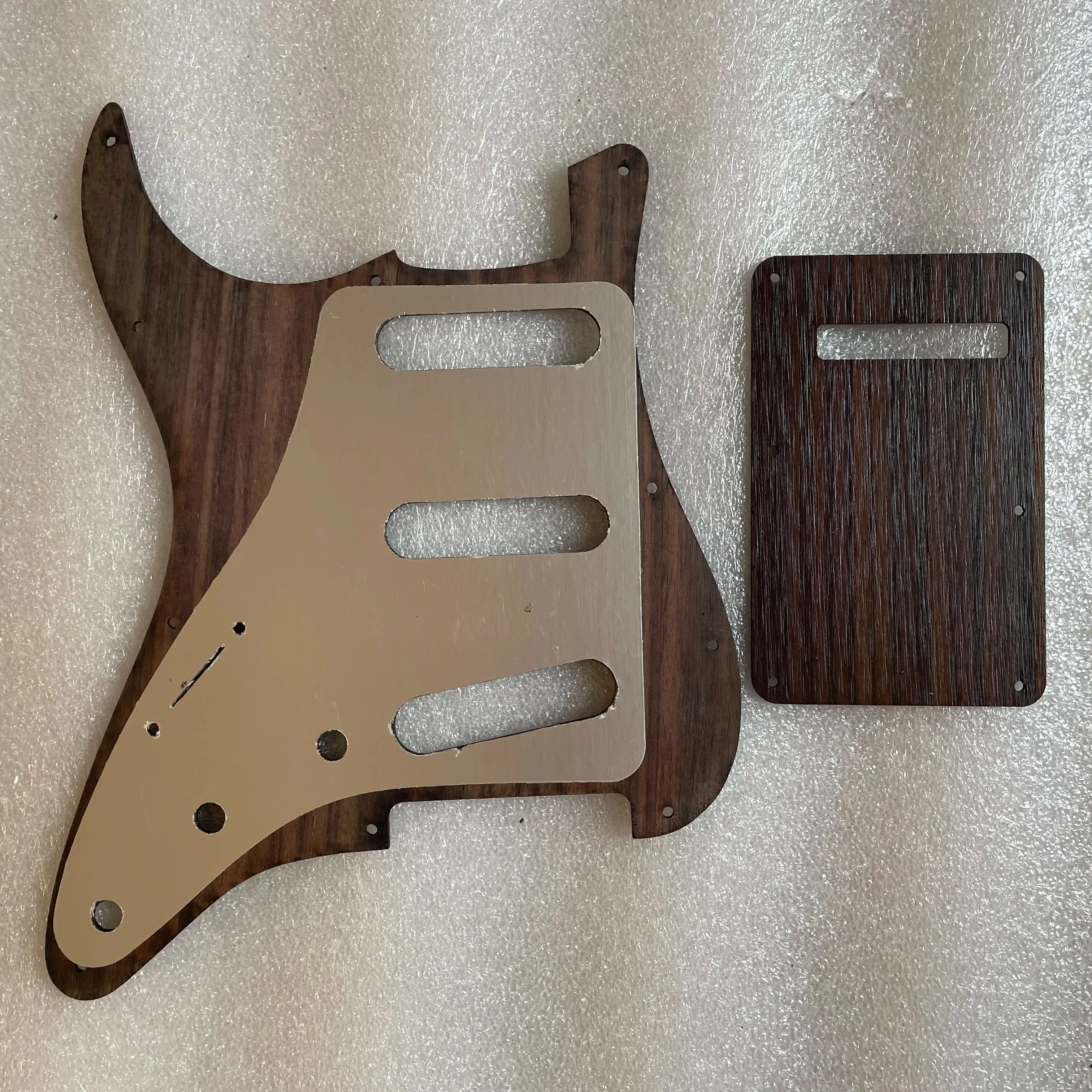 Beautiful Electric Guitar SSS Pickguard, Solid Rosewood,Carved Pattern,Guitar Plate,Scratch Pick Guard, Guitar Accessories, 1 Pc