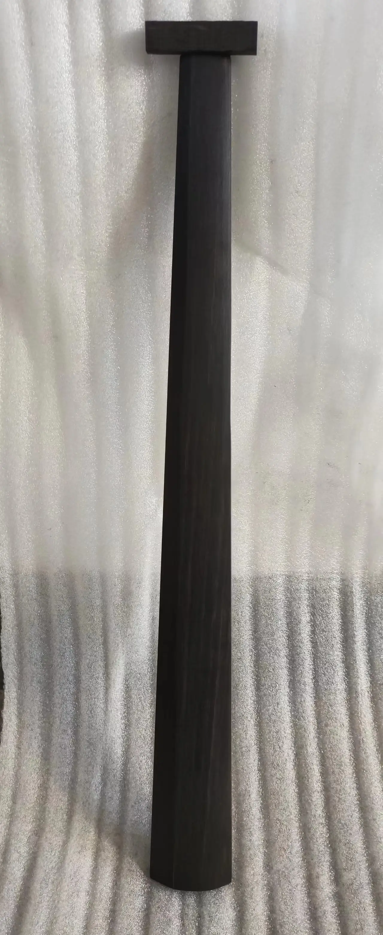 1PC High Quality Excellent Black Indonesia Natural Ebony Cello Fingerboard 4/4 with Top Nut Beveled Type Cello Parts