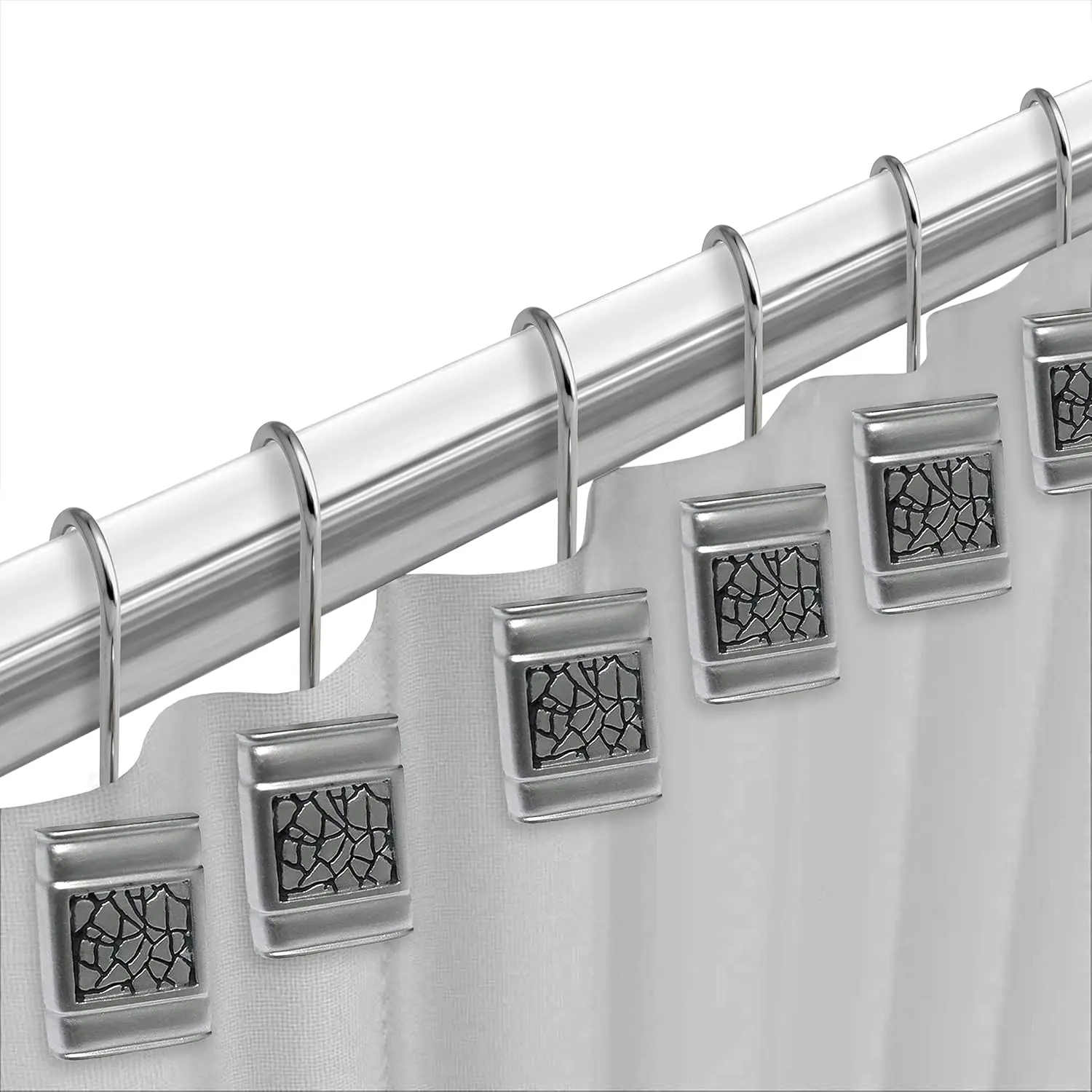 Silver Sinatra, Shower Curtain Hooks