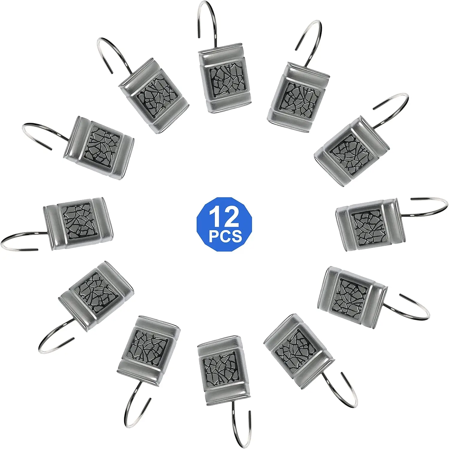 Silver Sinatra, Shower Curtain Hooks