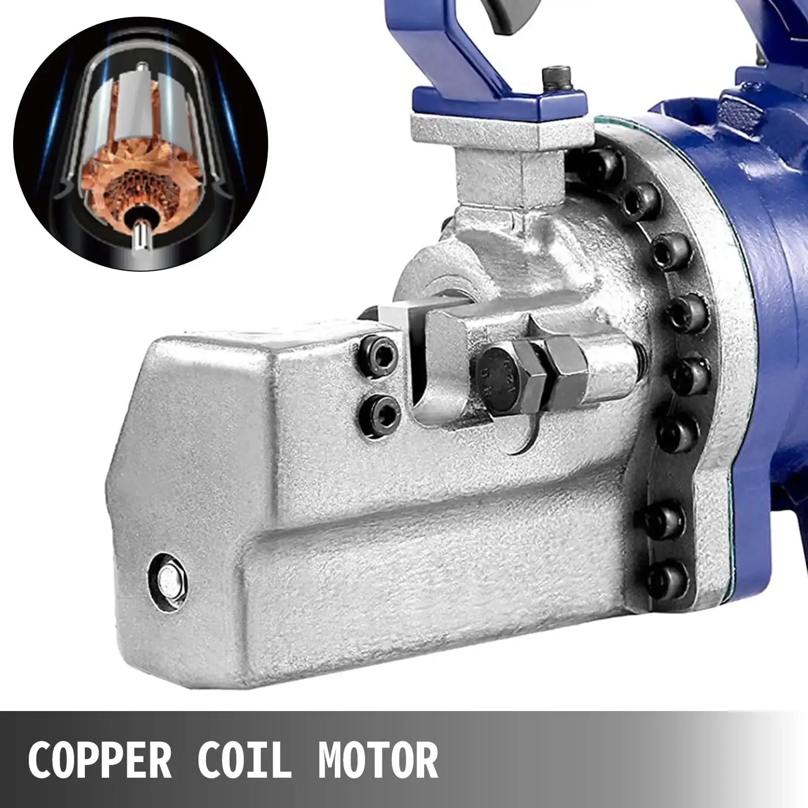Electric Rebar Cutter, 1.7KW 110V Electric Hydraulic Rebar Cutter with Adjustable Alloy Steel Blade Cut 1inch 25mm Rebar