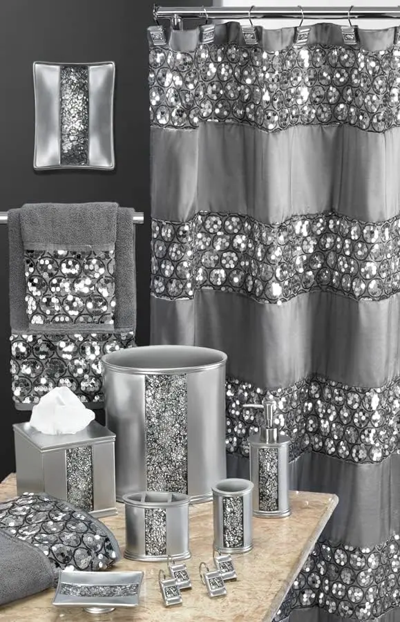 Silver Sinatra, Shower Curtain Hooks