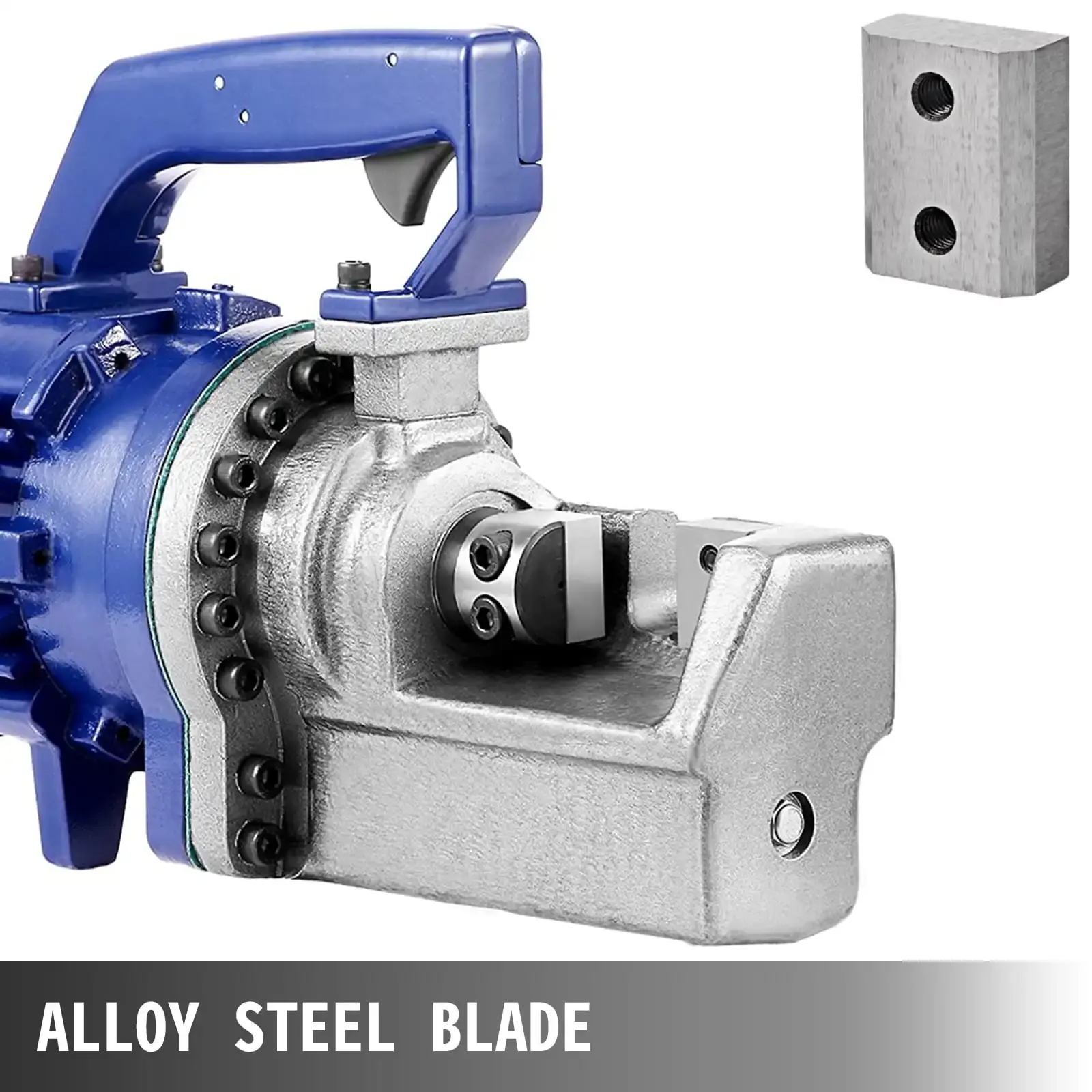 Electric Rebar Cutter, 1.7KW 110V Electric Hydraulic Rebar Cutter with Adjustable Alloy Steel Blade Cut 1inch 25mm Rebar