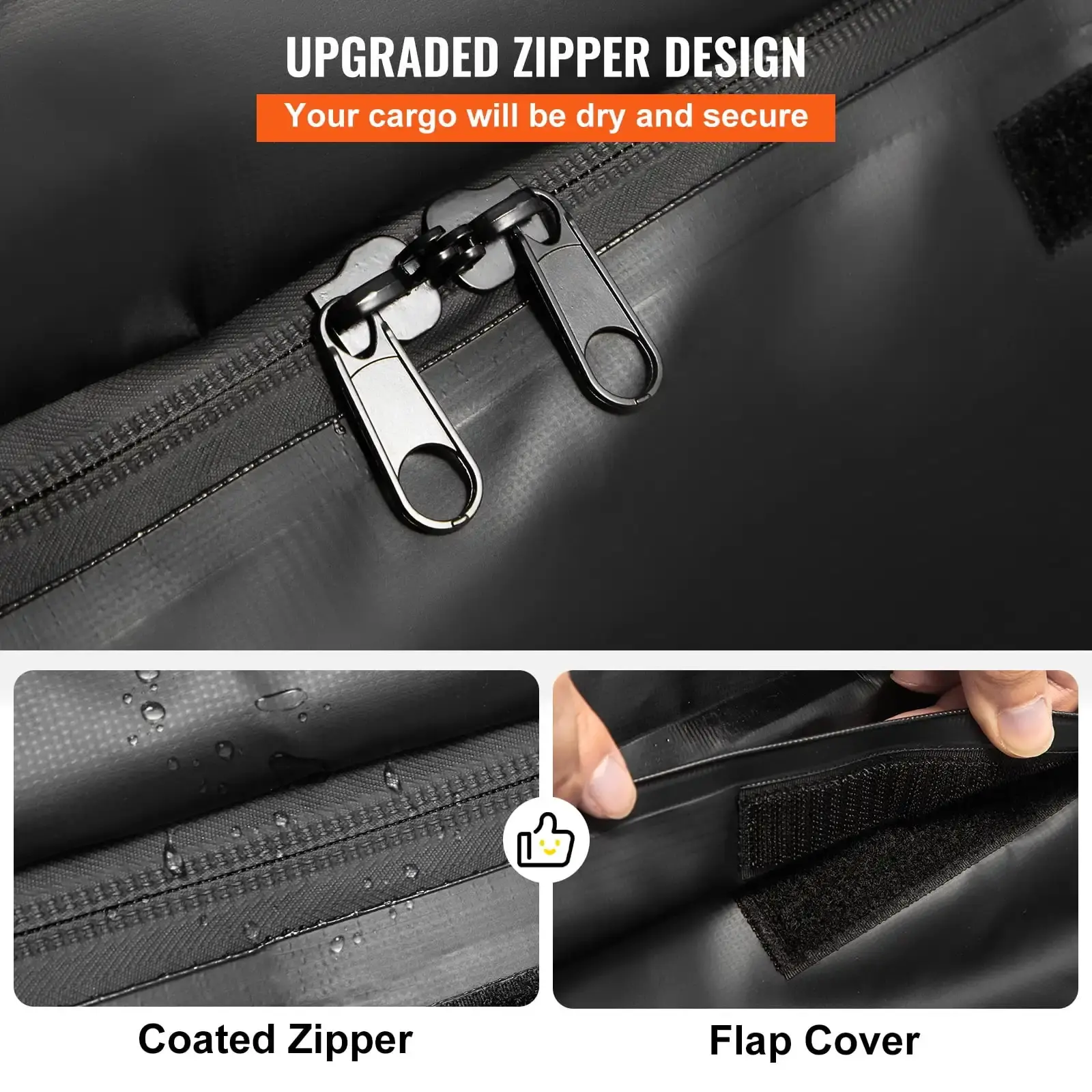 Cargo Carrier Bag Car Luggage Storage Hitch Mount Waterproof 20 Cubic