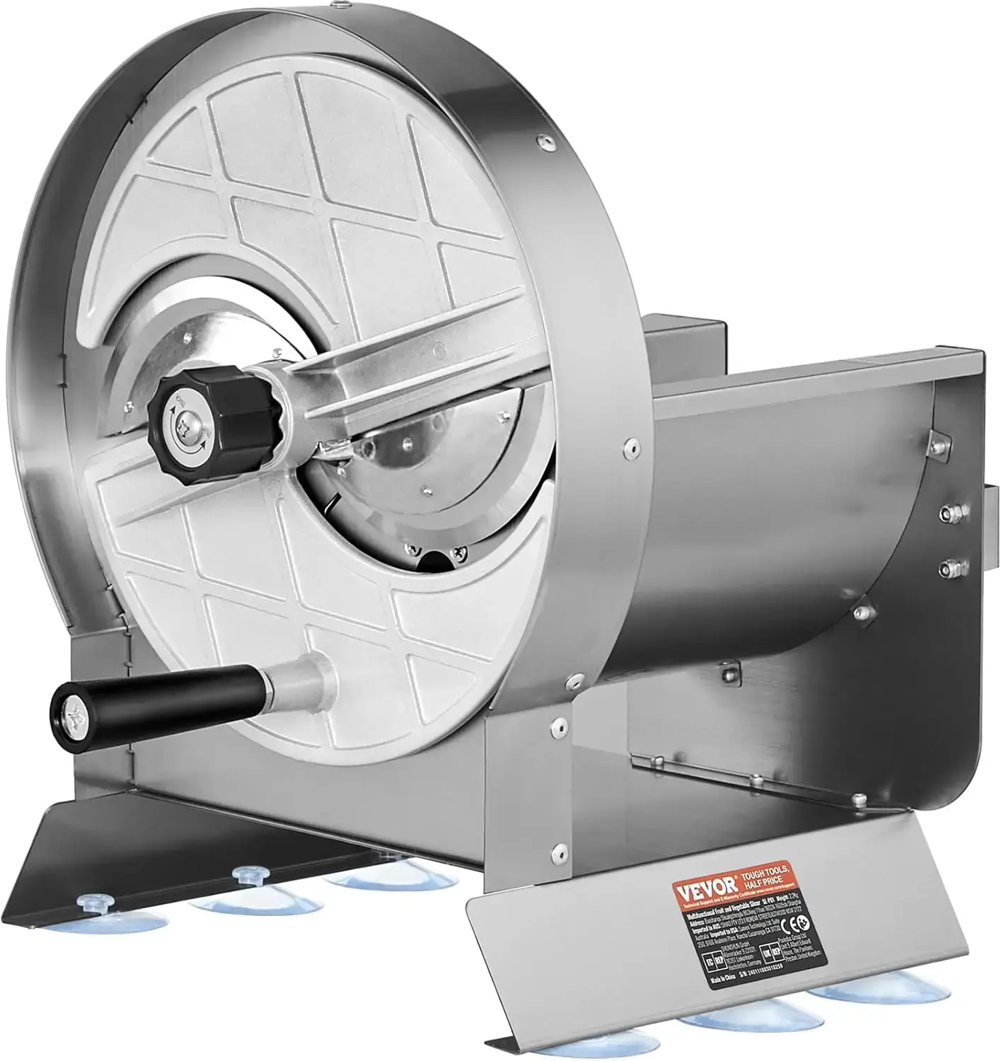 Manual Vegetable Fruit Slicer, 0-0.5"/0-12mm Thickness Adjustable Commercial Slicer Machine