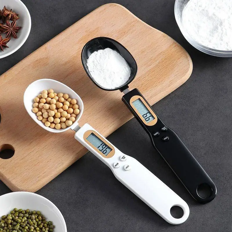 500g/0.1g Scale Weighing Spoon Kitchen Electronic Scale LCD Display Digital Weight Measuring Spoon Digital Spoon Scale Tool