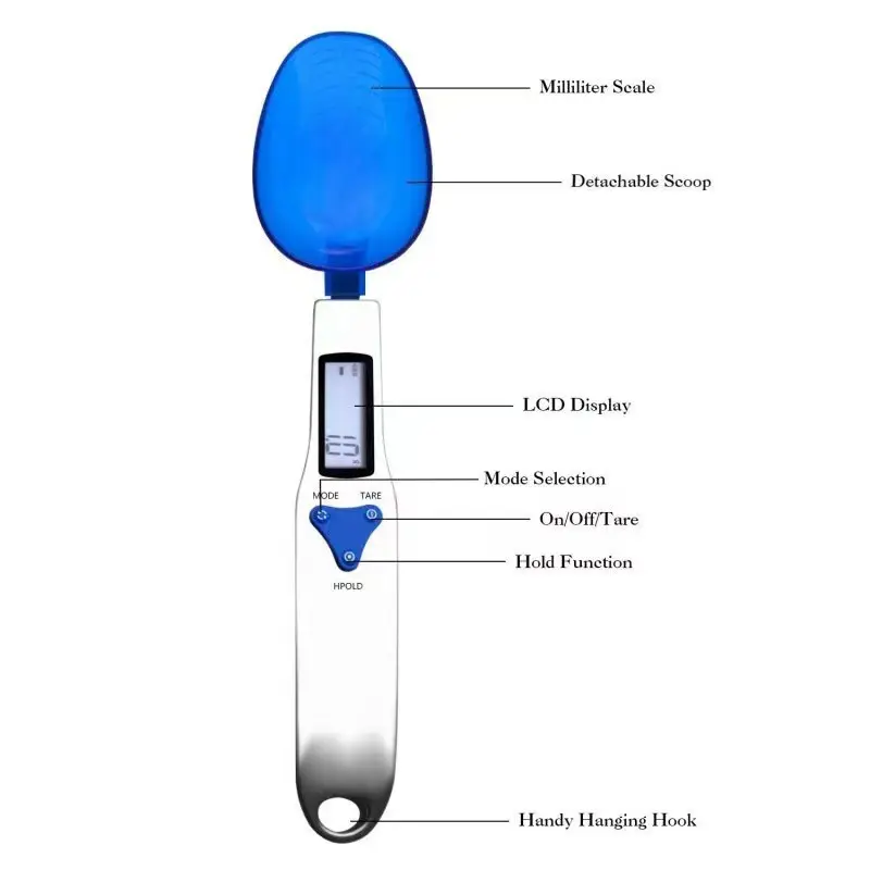 Kitchen Electronic Scale Measuring Spoon Scale Household Metering Scale (No Battery)
