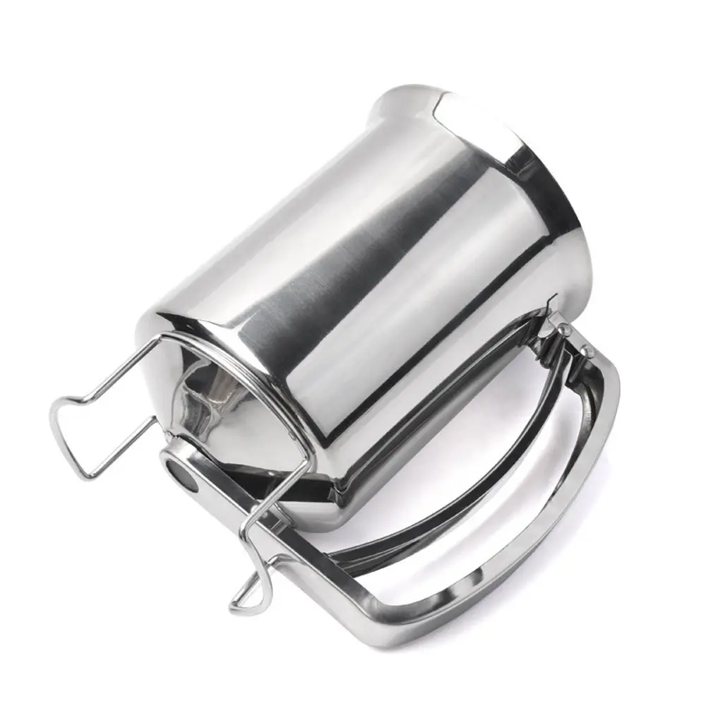 Steel Baking Cupcake Batter Dispenser 600ml Batter Dispenser Funnel Valve Measuring Cup