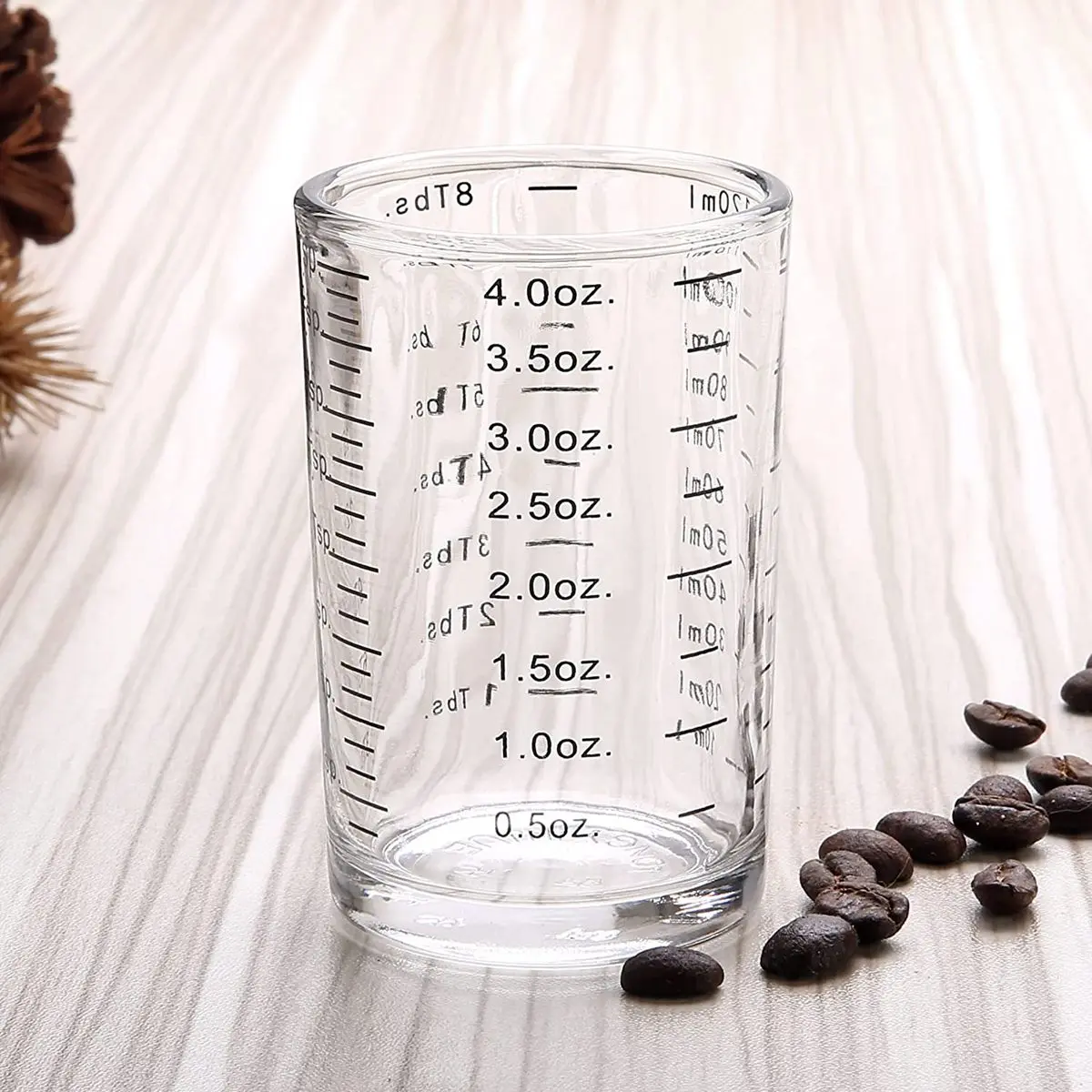 4 Ounce/120ML Heavy Duty Heat-resistant Bar Accessories Measuring Cup Bartender Tools Shot Glass Jigger