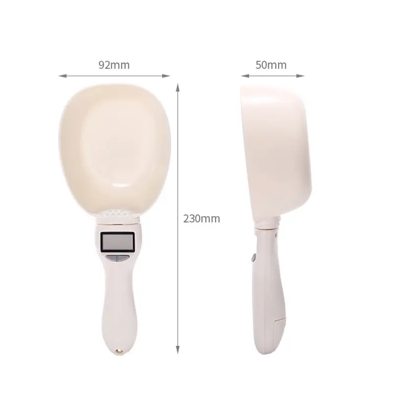 Pet Food Scale LCD Electronic Precision Weighing Tool Dog Cat Feeding Food Measuring Spoon Digital Display Kitchen Scale
