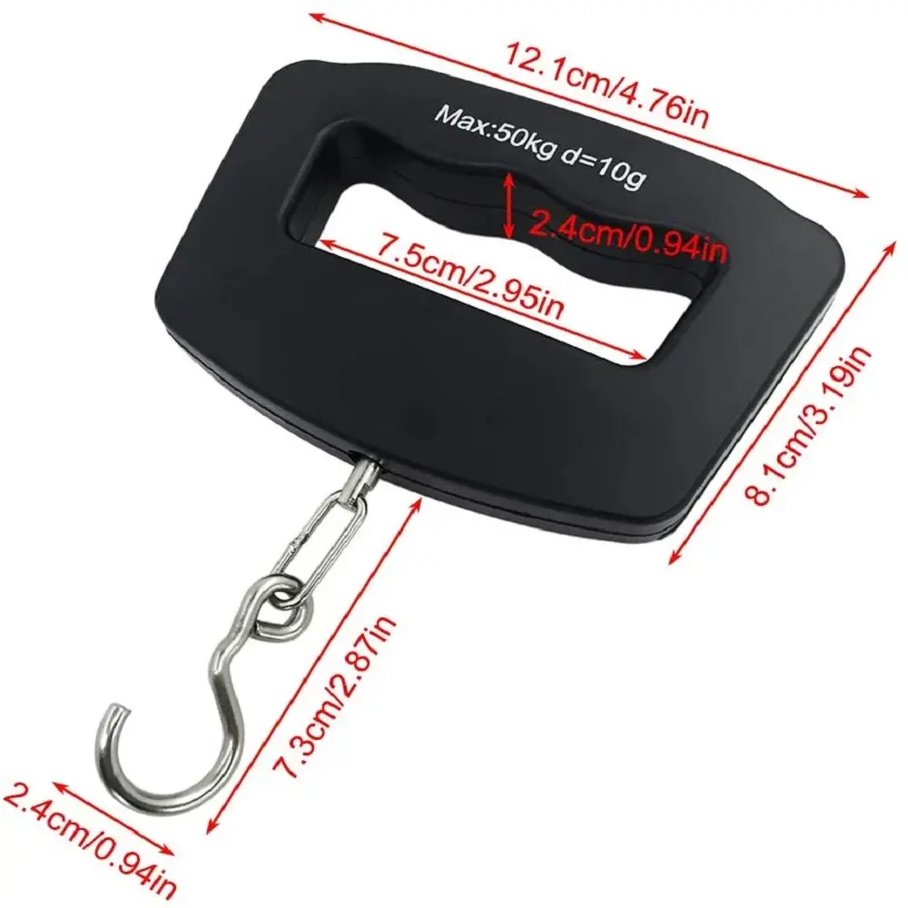 50kg/10g Digital Luggage Scale Electronic Portable Suitcase Travel Weighs With Backlight Electronic Travel Hanging Scales