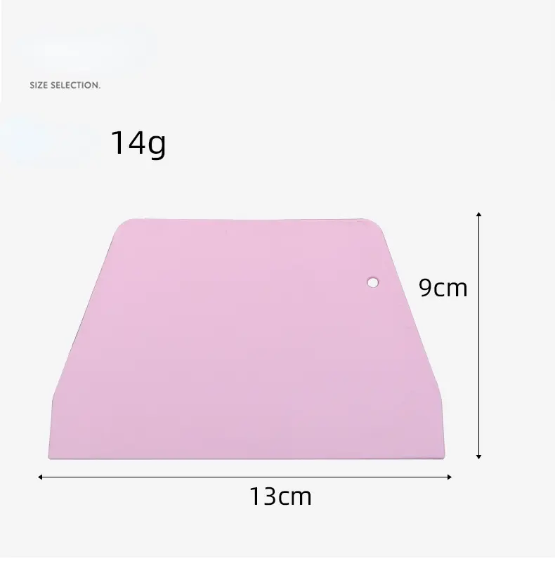 Pastry Cutter Plastic Cake Spatulas Dough Scraper Trapezoid Bread Pizza Fondant Tools Butter Knife Multiduty White Safe Bakeware
