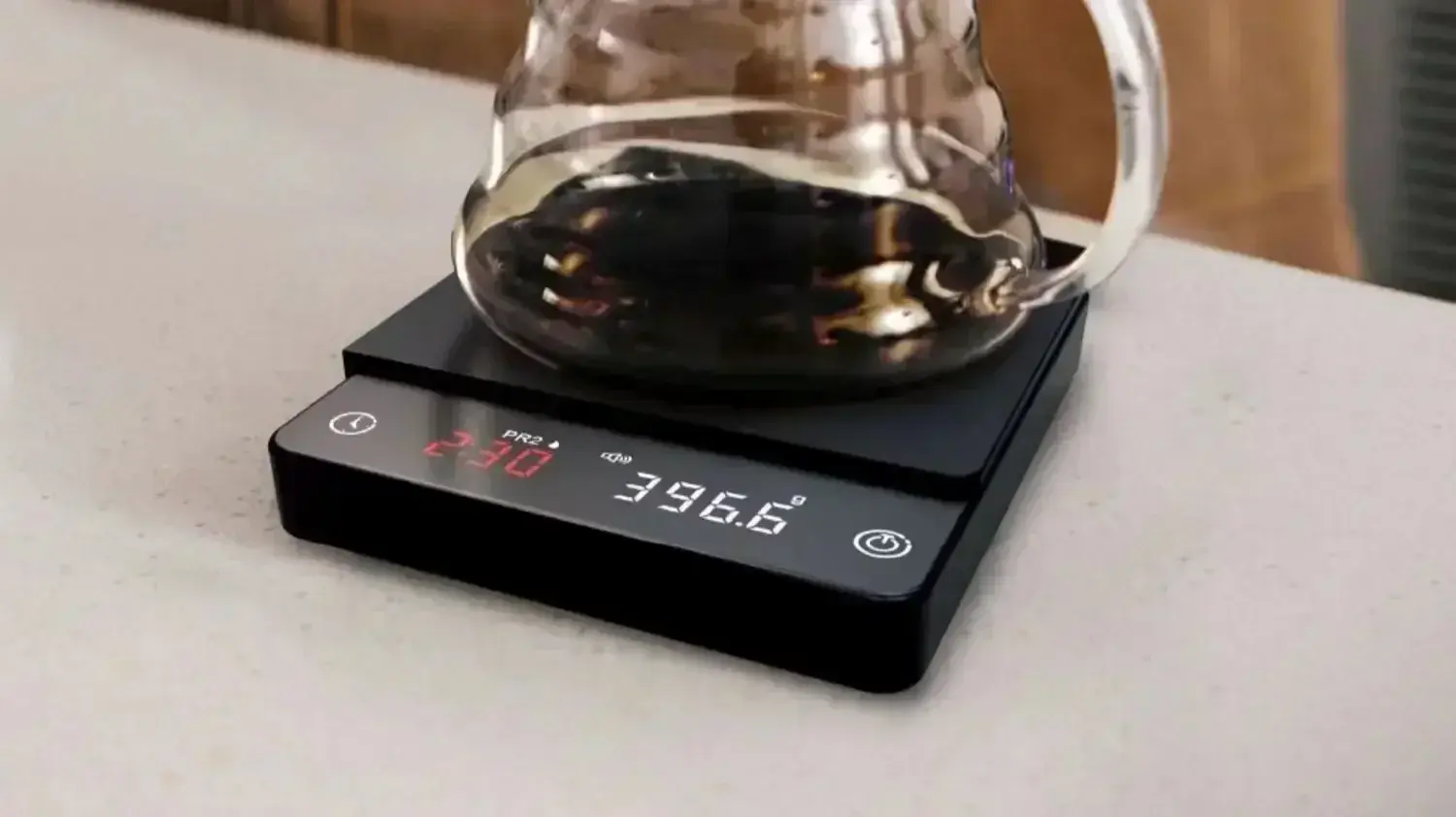 Tiny Espresso Coffee Kitchen Scale SearchPean Mini Smart Timer USB 2kg/0.1g Send Pad Man Woman Gift Timer Digital Weight Scale
