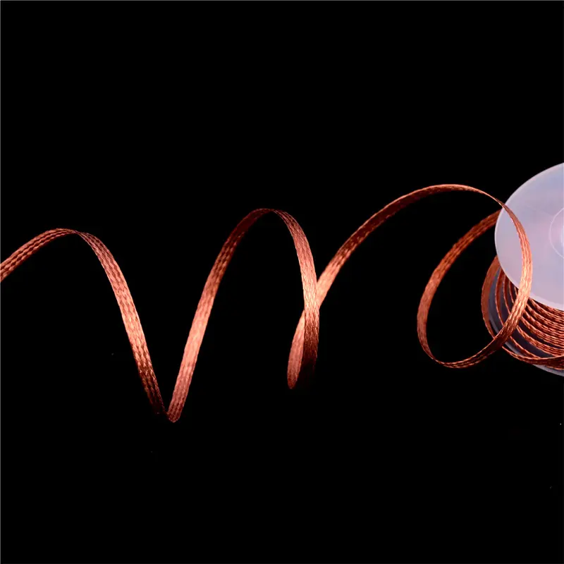 Desoldering Braid Tape Copper Solder Wire Soldering Wick Tin Solder Removal Braid Welding Wire Repair Tool 1.5/2/2.5/3/3.5mm Hot