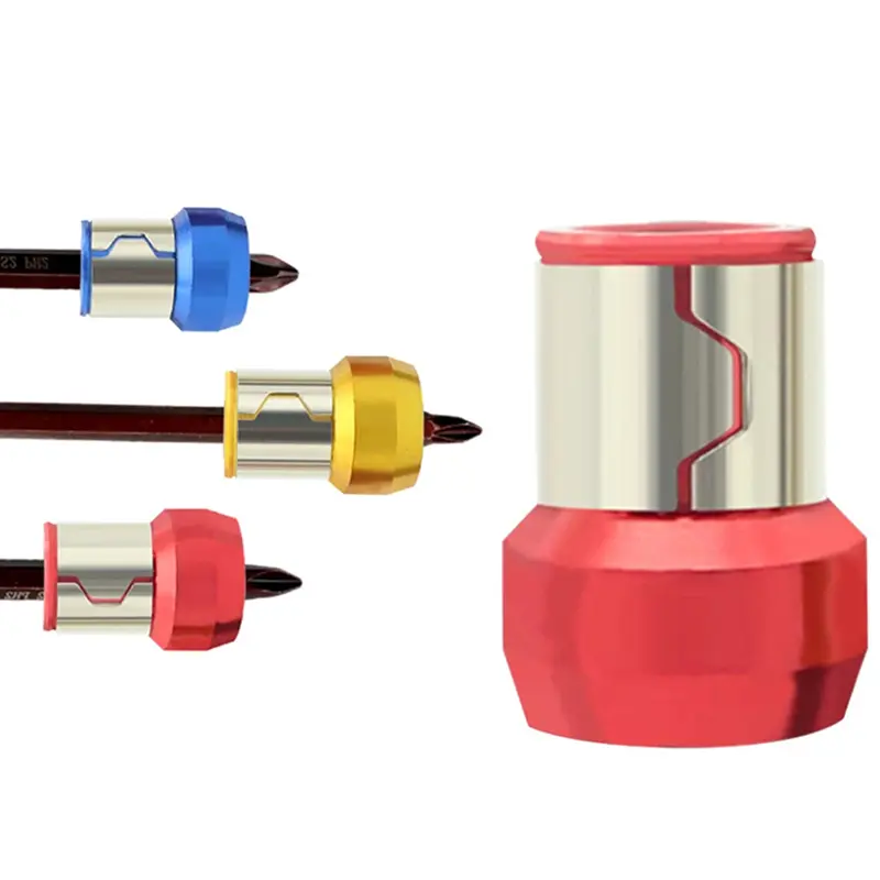 6.35mm Magnetic Bit Alloy Batch Head Magnetic Ring Screwdriver Bit Anti-Corrosion Cross Head Positioner Electric Drill bit