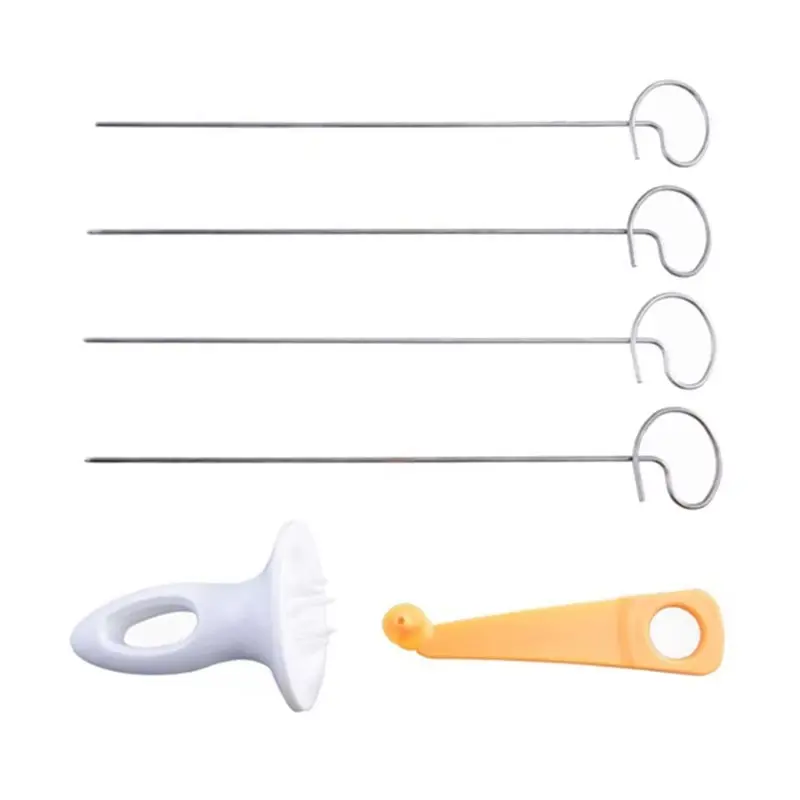 1Set Stainless Steel Whirlwind Potato Slicer Rotate Potato Cutter Twisted Potato Spiral Slicer Creative Home and Kitchen Gadgets