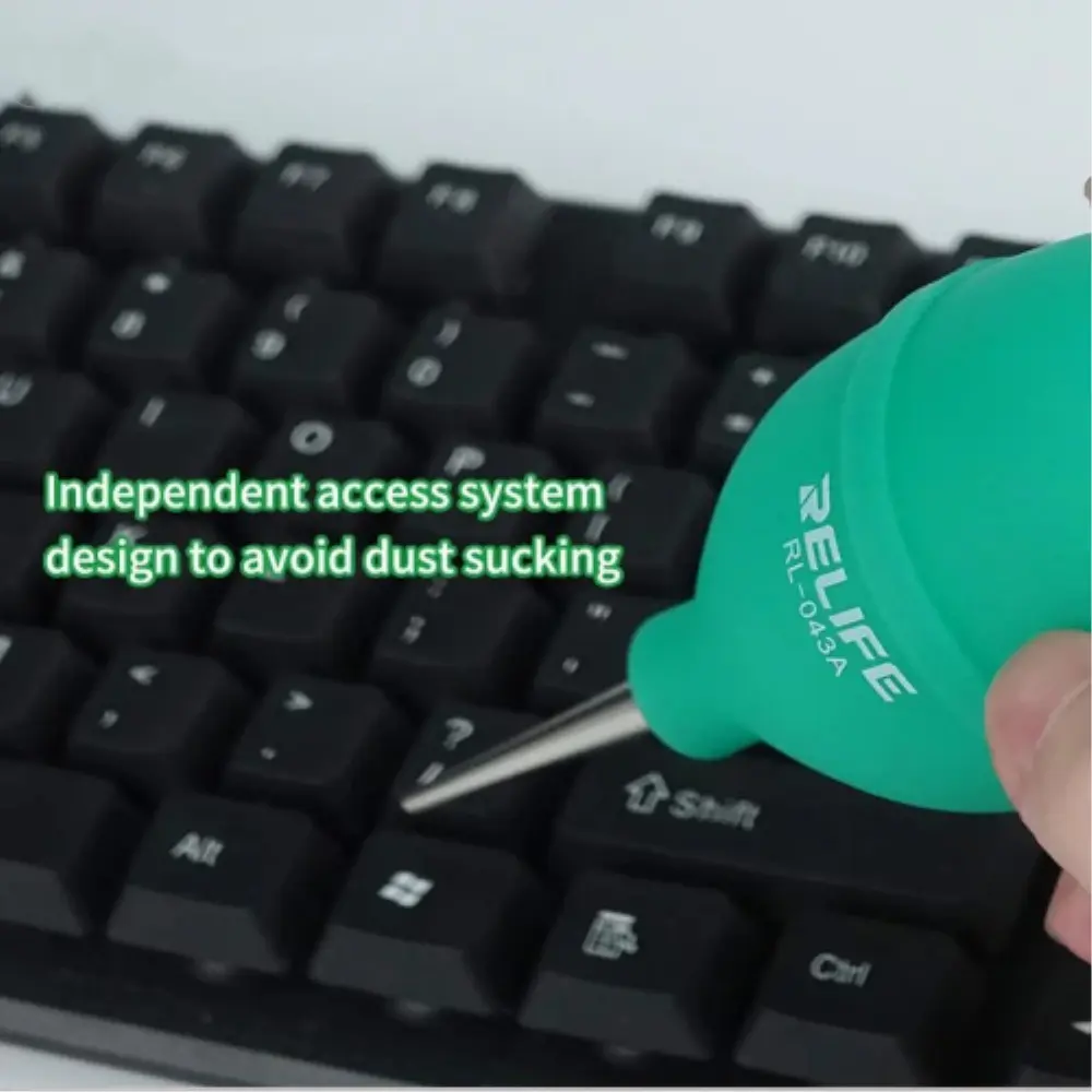 RL-043A 2 in 1 Phone Repair Dust Cleaner Air Blower Ball Dust Cleaning Pen for Phone PCB PC Keyboard Camera Lens Cleaning Tools