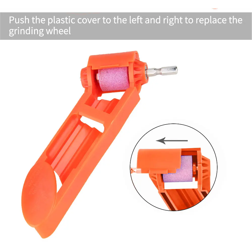 Corundum Grinding Wheel Bit Tool Portable Drill Bit Sharpener Twist Drill Bit Sharpening machine 2-12.5mm Blue or Orange new