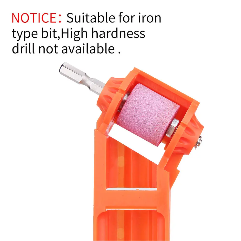 Corundum Grinding Wheel Bit Tool Portable Drill Bit Sharpener Twist Drill Bit Sharpening machine 2-12.5mm Blue or Orange new