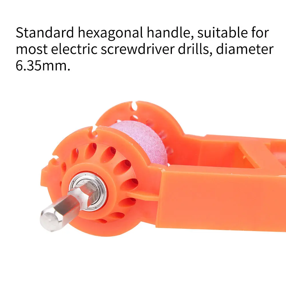 Corundum Grinding Wheel Bit Tool Portable Drill Bit Sharpener Twist Drill Bit Sharpening machine 2-12.5mm Blue or Orange new